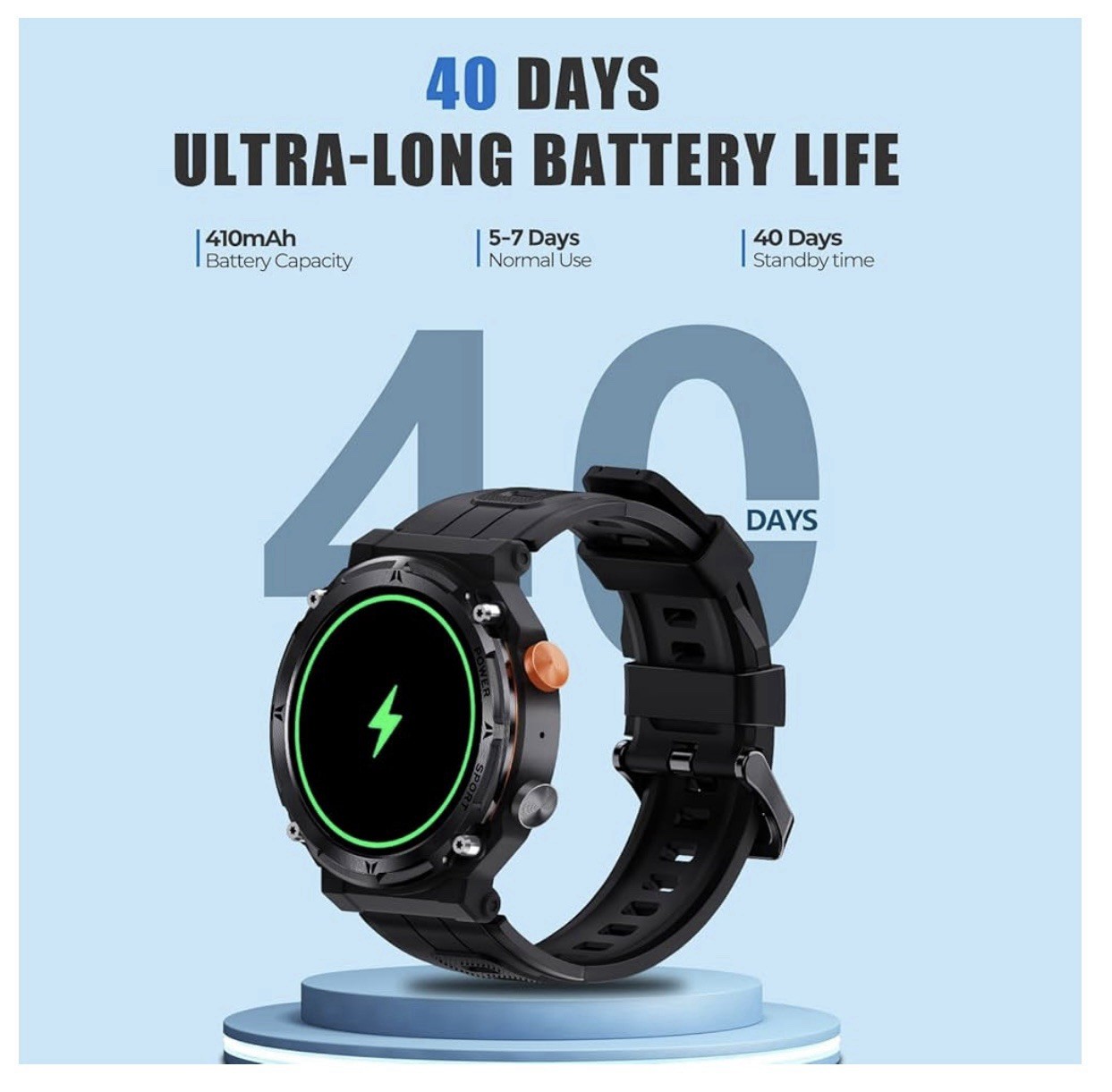 Military Smart Watches For Men, 100 Plus Sport Modes