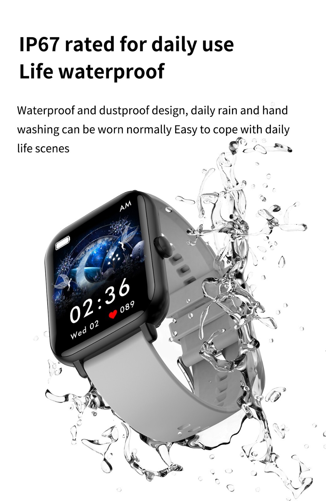 Medicoswatch A8 1.83inch Screen Body Temperature Bluetooth Calling Smartwatch