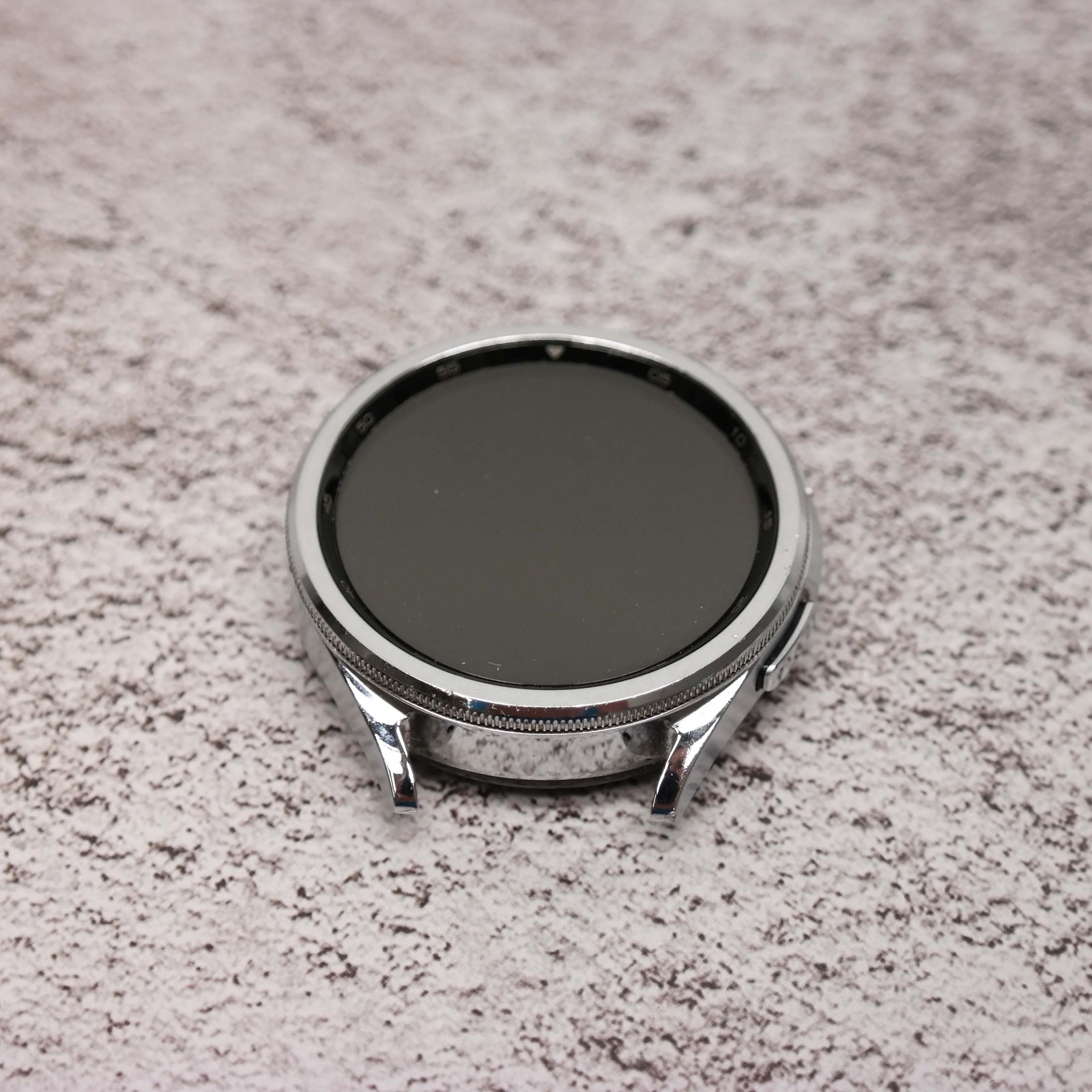 Samsung Galaxy Watch6 Classic SM-R965U Stainless Steel 47mm LTE Silver BROKEN
