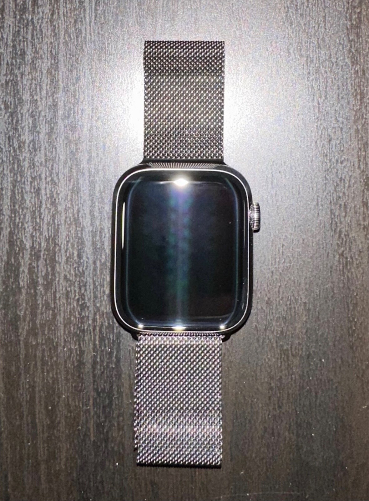 Apple Watch Series 8 (45mm Graphite Stainless Steel Case w/ Milanese Loop)