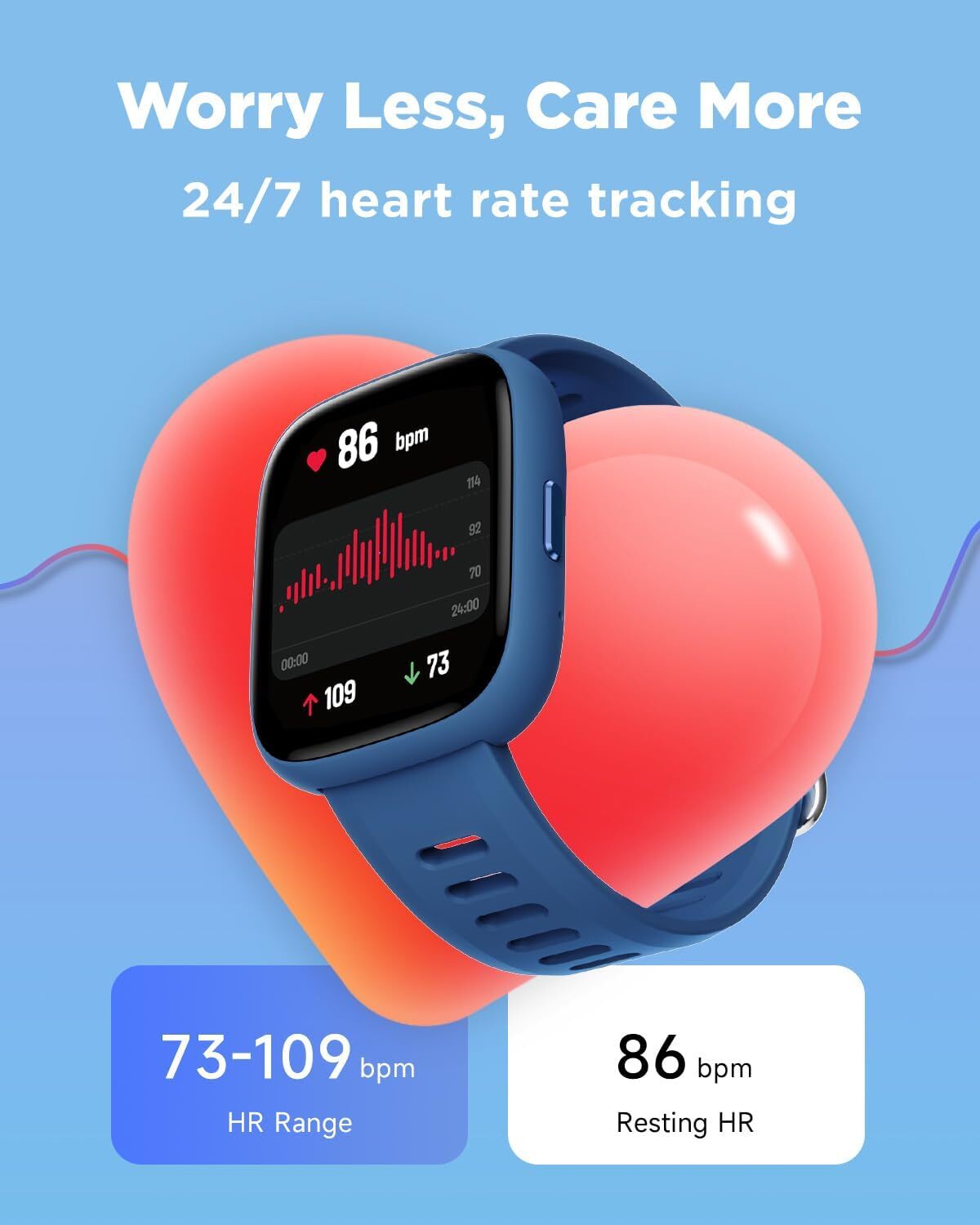 Smart Watch for Kids 1.8″ Fitness Tracker Watch Pedometer Puzzle Games for Kids