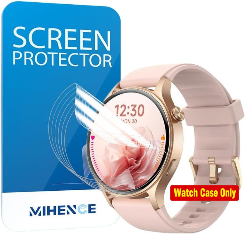 6 PCS TPU HD Screen Protector for AR-01 / GTX18 Smart Watch 1.3″ / 1.32″