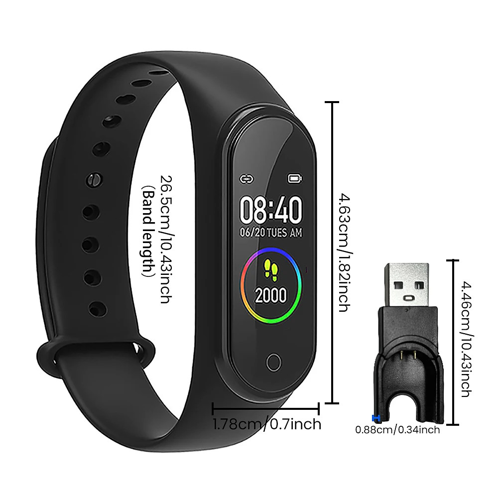 NEW Digital Smartwatch Waterproof Bluetooth-Compatible Watch Blood Pressure Hear