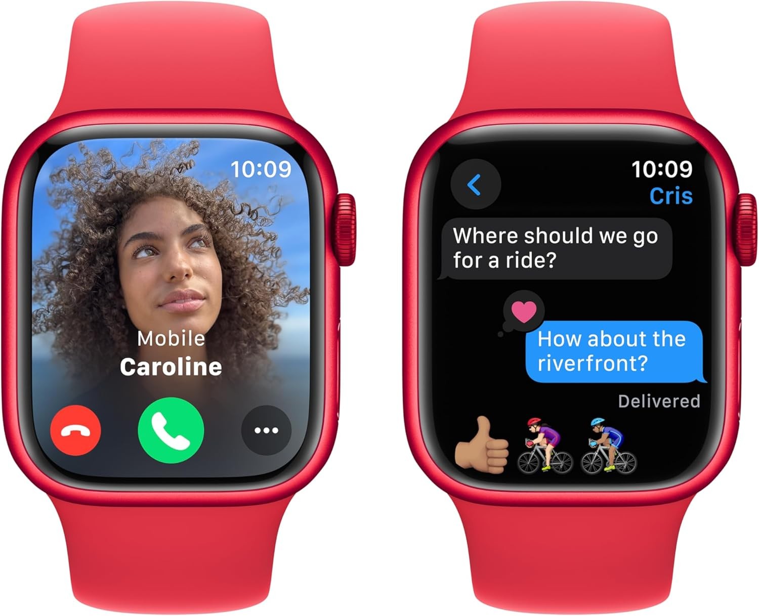 Apple Watch Series 9 Aluminum 41mm A2978 (GPS Only, No Cellular) Red (Excellent)