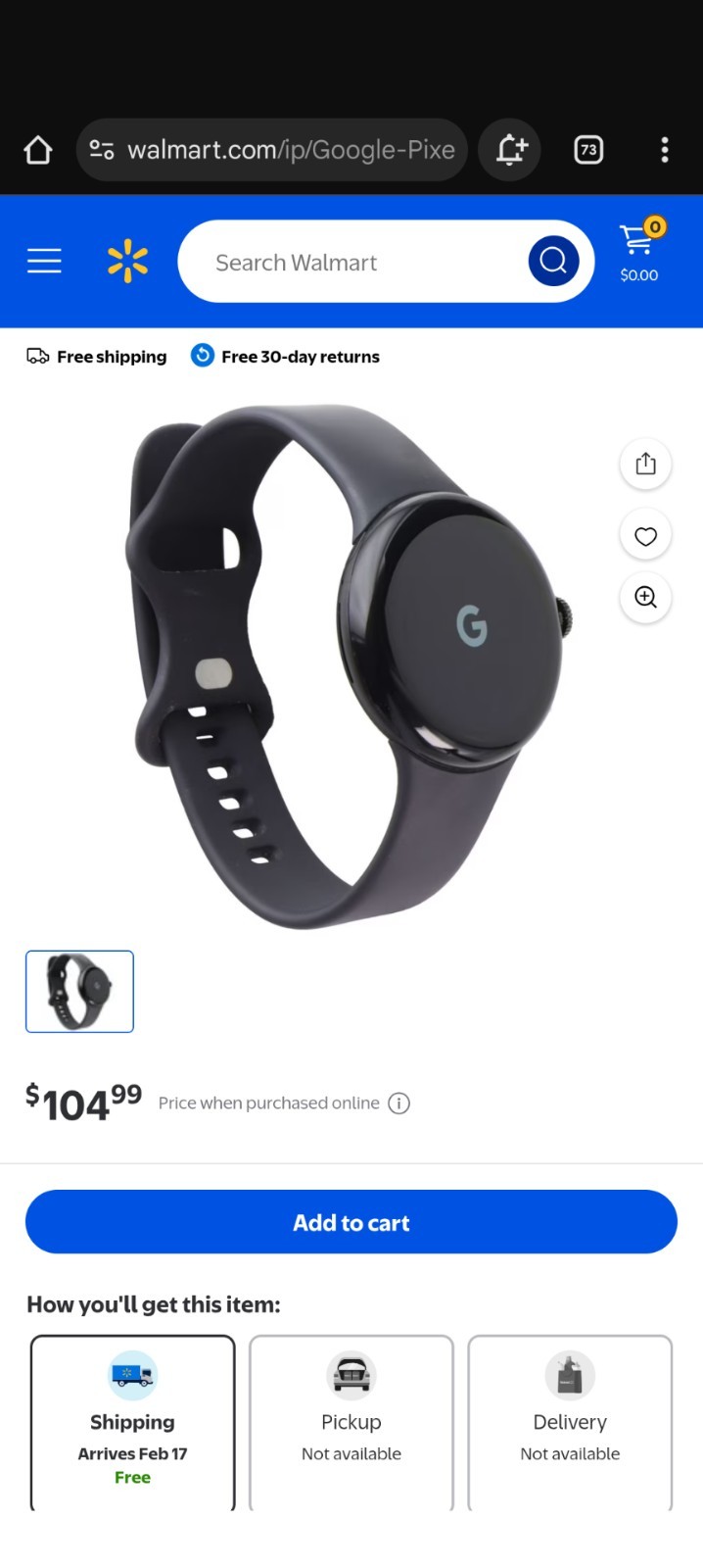 Google Pixel Watch 1st Generation