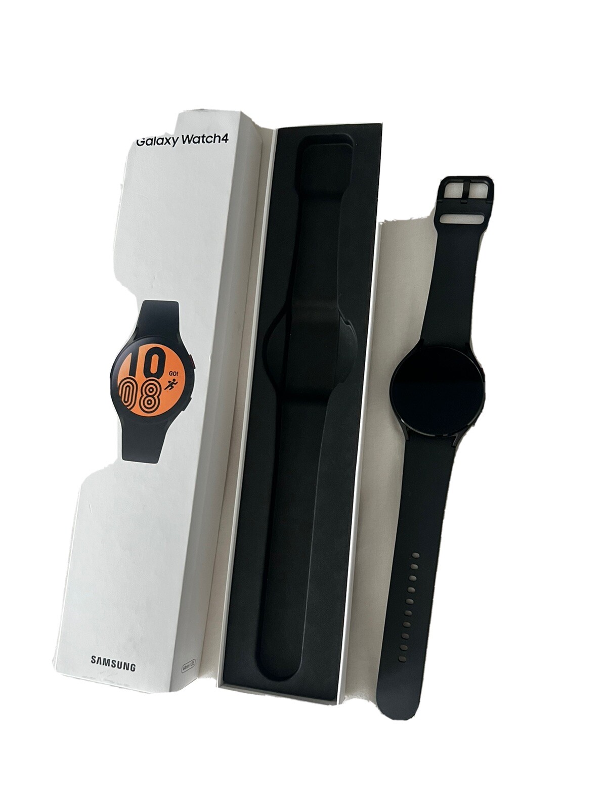 Samsung Galaxy Watch4 SM-R870 44mm Aluminum Case with Sport Band – Black…