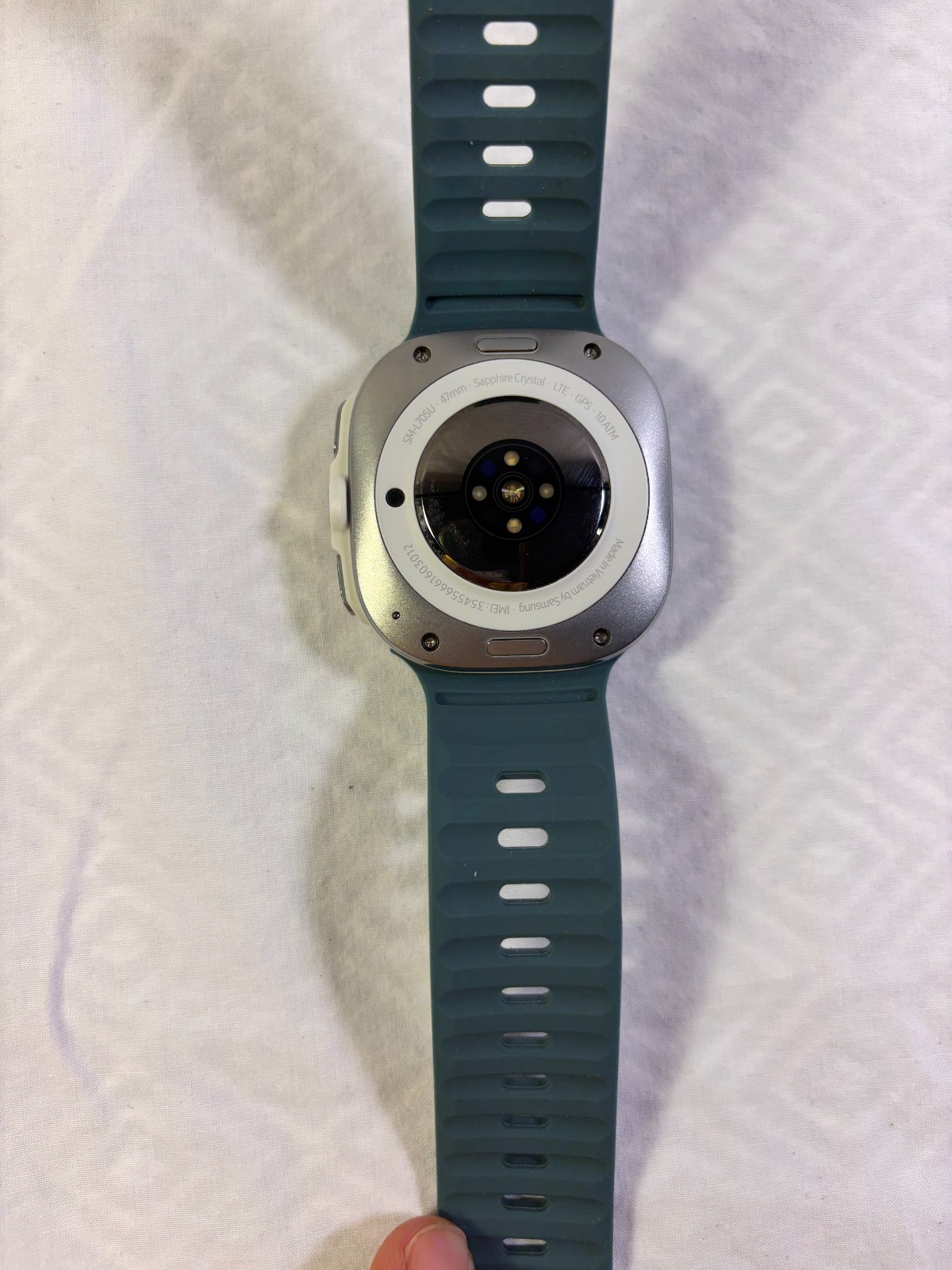 Samsung Galaxy Watch Ultra 47mm LTE SM-L705U 32GB Titanium w/ Band Tested