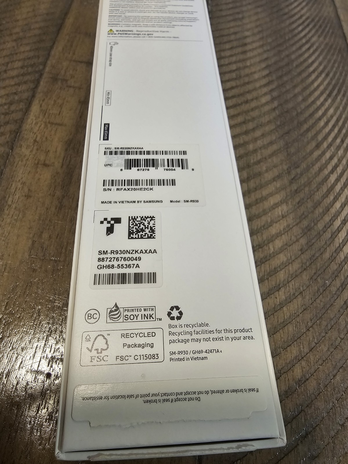Samsung Galaxy Watch 6 SM-R930 Graphite 40mm (Bluetooth)