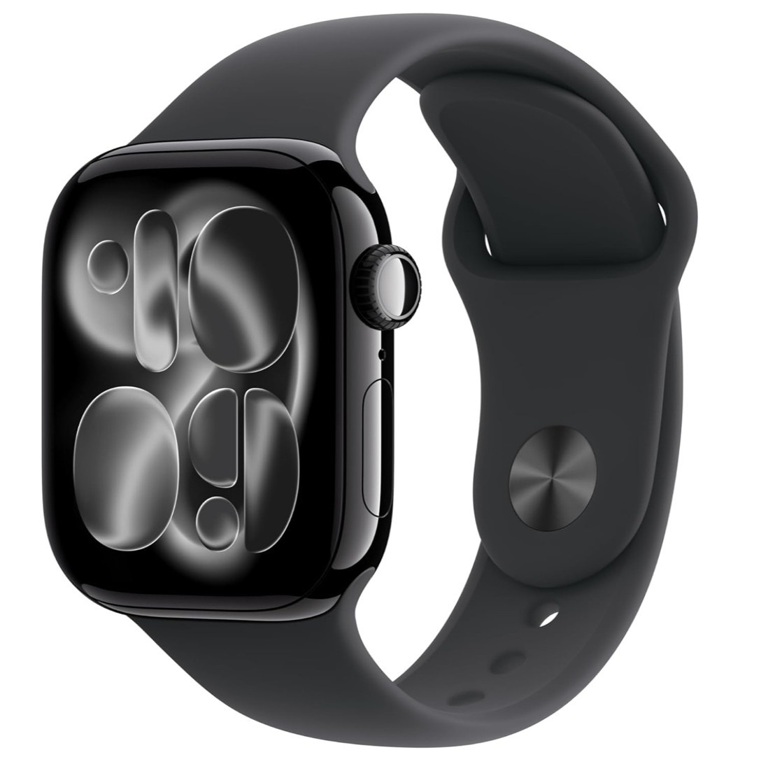 Apple Watch Series 11 42mm GPS Jet Black Case w Black Sport Band MEQT4LW/A
