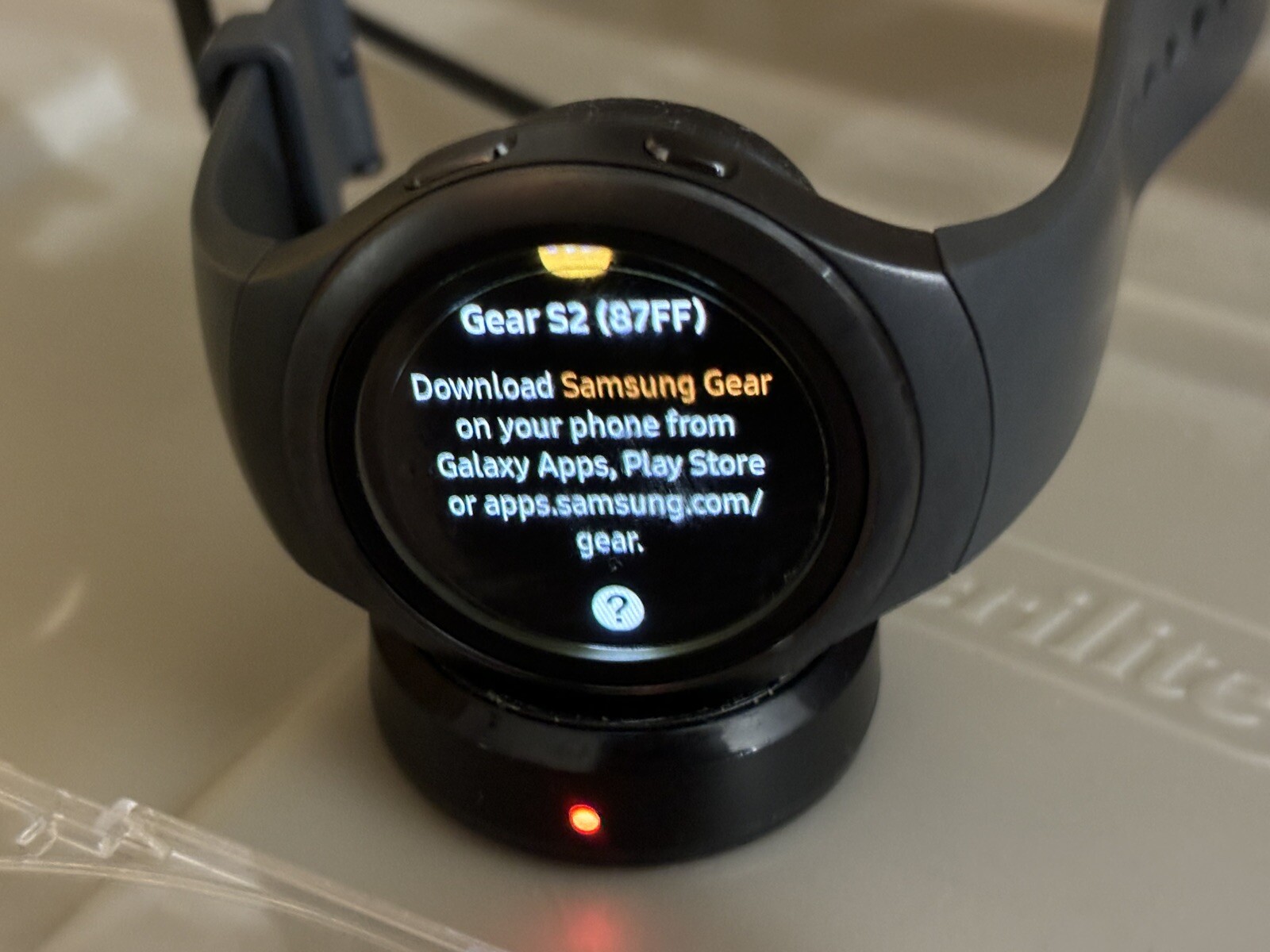 Samsung Gear S2 Stainless Steel 316L Black Or Dark Grey Case EP-OR720