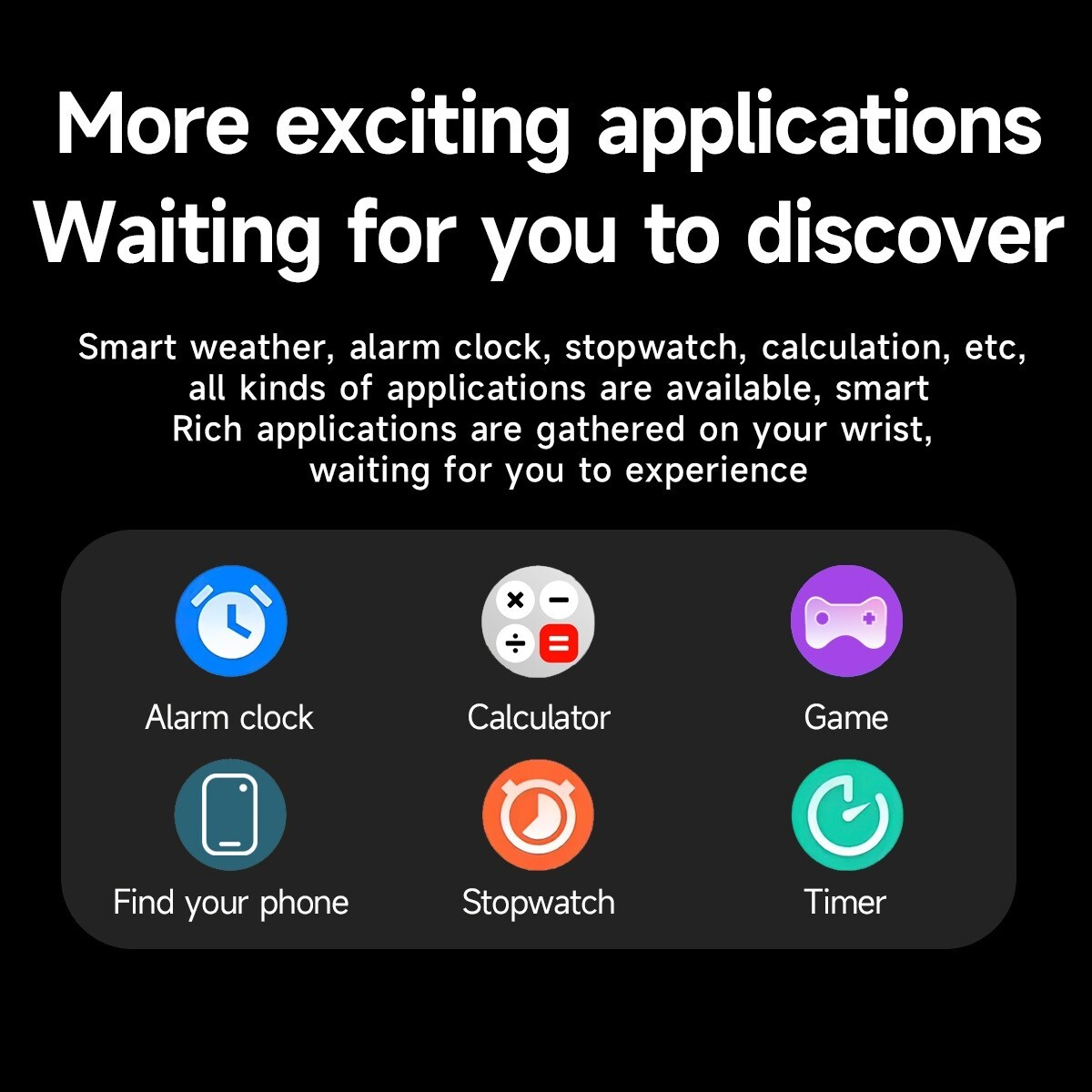Sport Smart Watch ECG Health Monitoring Voice Assistant SOS Waterproof NFC ET492