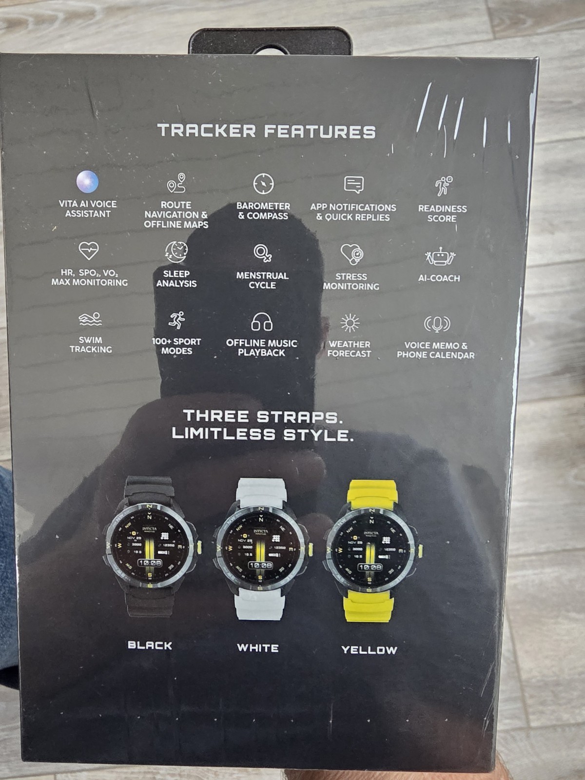 Invicta I-Tech Racing Special LimitedEditionSmartWatchAMOLED GPS Bluetooth 58mm
