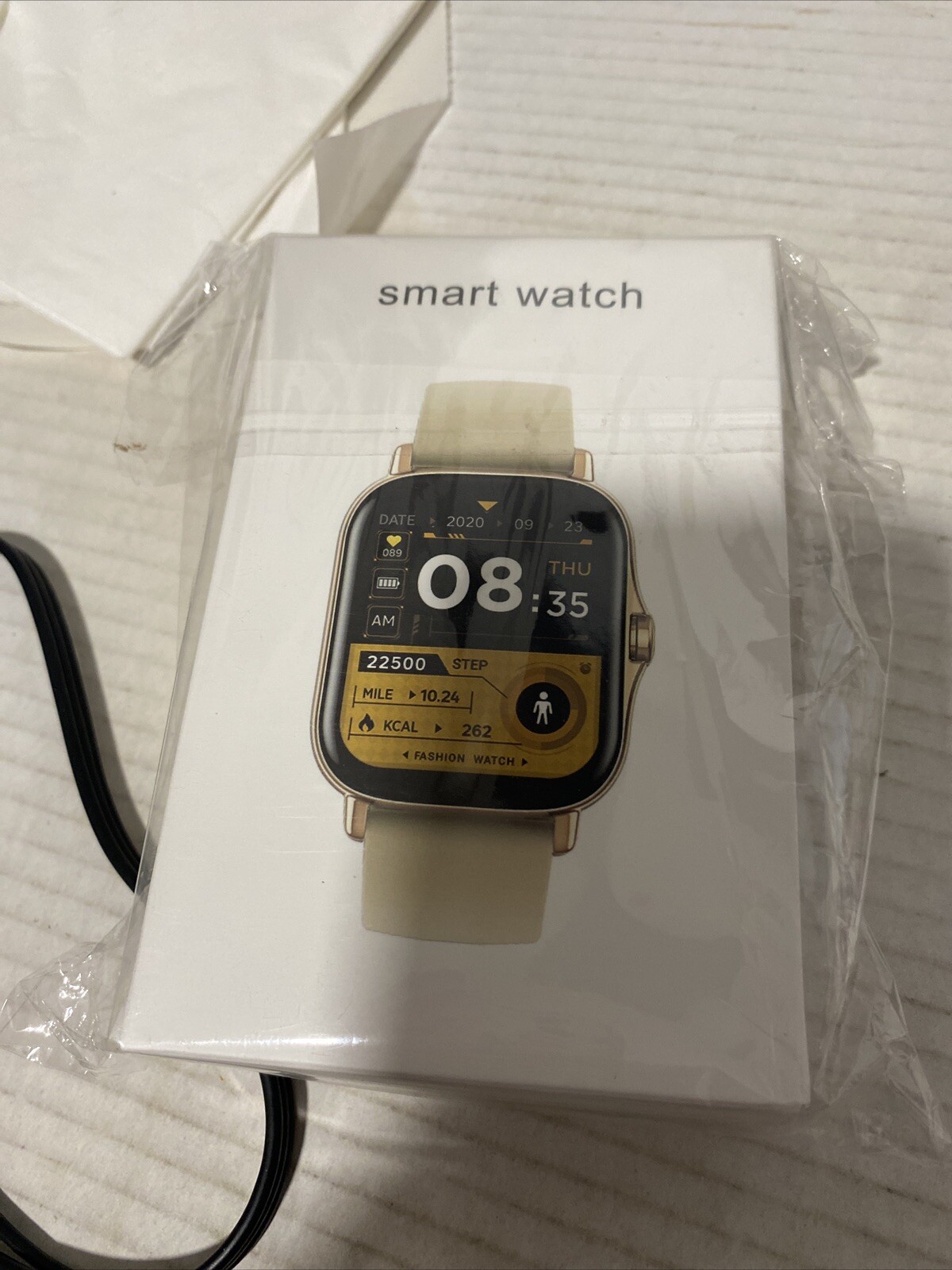 Smart Watch Gray 1.83-Inch Full-Screen Touch Sports Men Women Wireless Calling