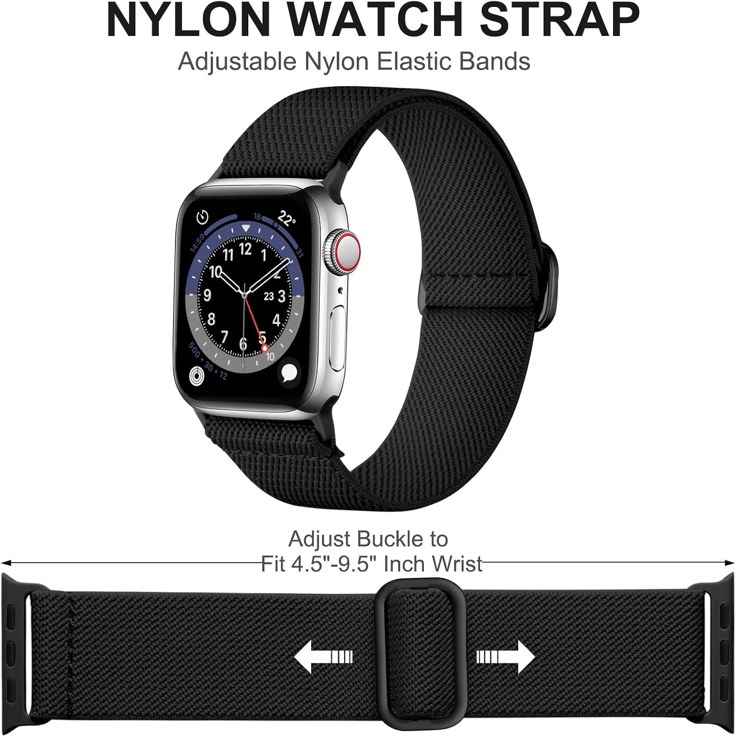 Case For Apple Watch Ultra 49mm 46mm 45mm 44mm 42mm 41mm 40mm 38mm, Soft Nylon
