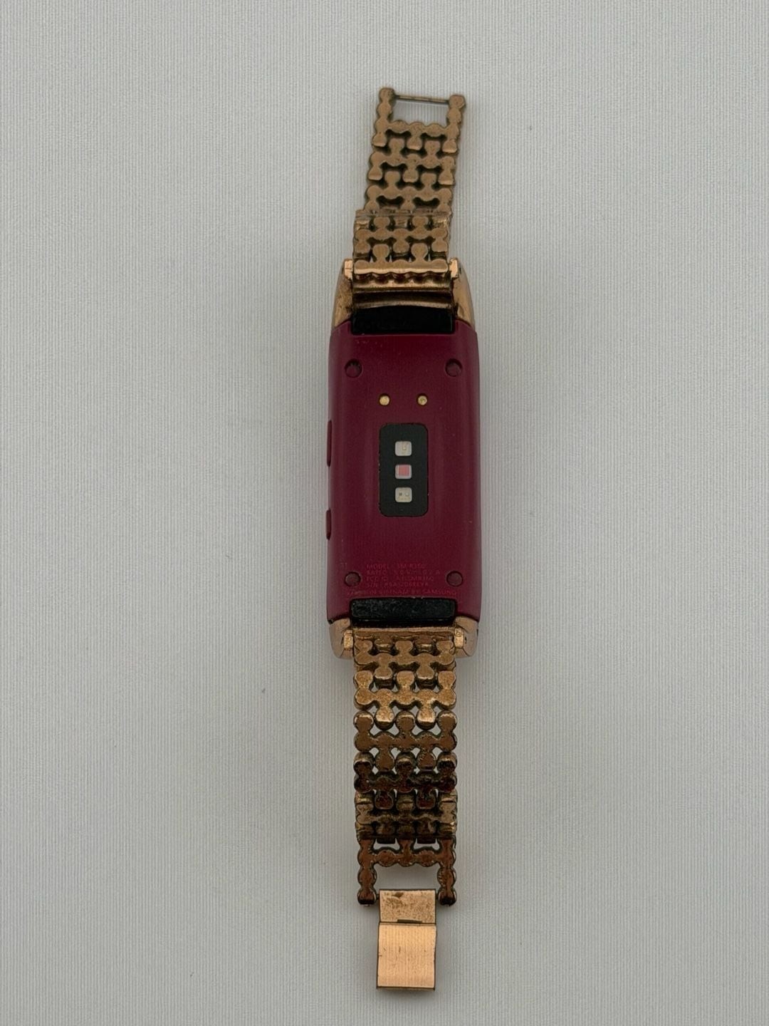 Samsung Gear Fit 2 SM-R360 Pink Fitness Tracker Rose Gold TESTED – WORKS GREAT!