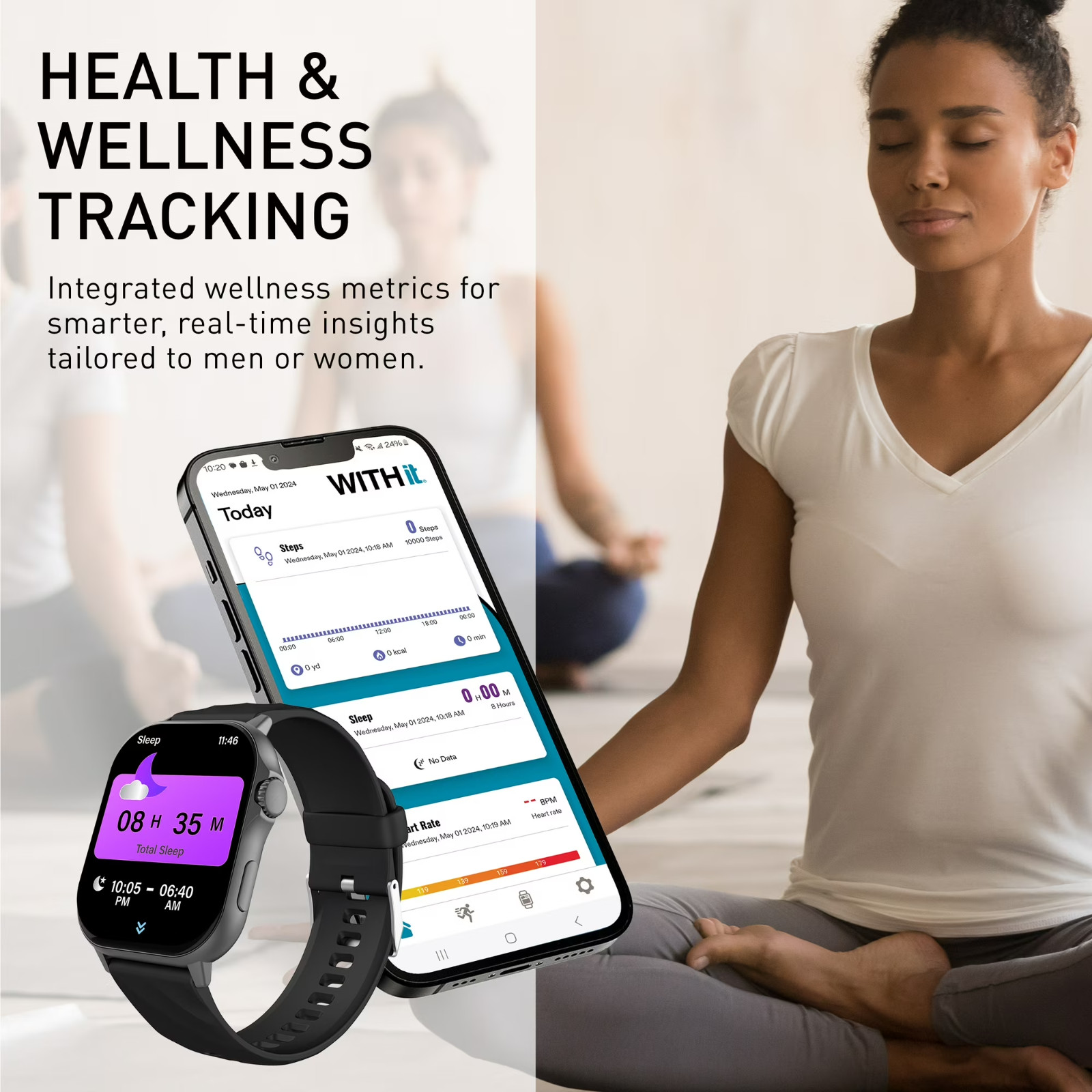 WITHit Giga Smartwatch with AMOLED 2.04″ High-Definition Touchscreen SALE!!!