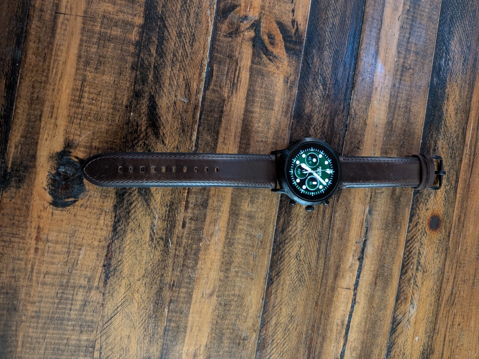 Fossil Smartwatch Carlyle HR 4258 Gen 5 Black/Brown