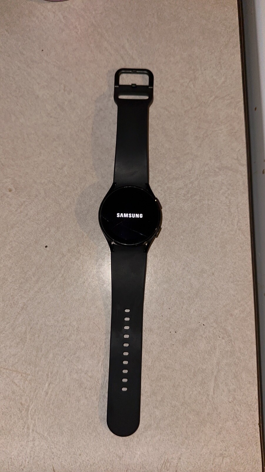 Samsung Galaxy Watch4 SM-R860 40mm Aluminum Case with Sport Band – Black…