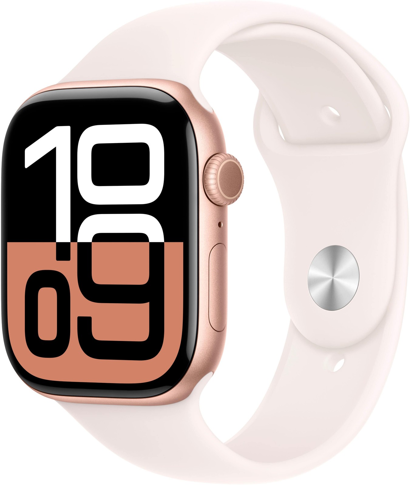 Apple Watch Gen 10 Series 10 46mm Rose Gold Aluminum – Light Blush Sport Band