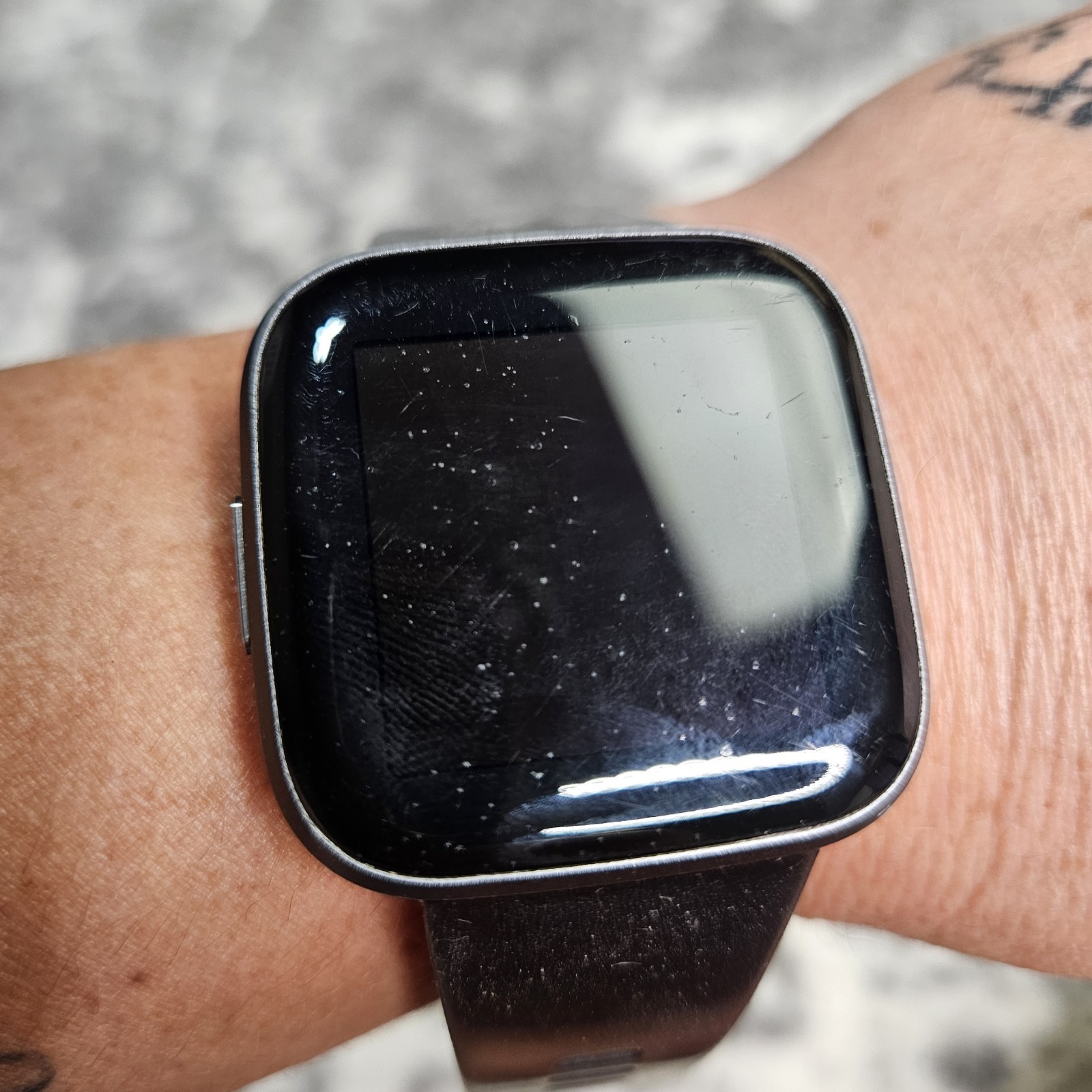 Fitbit Versa 2 Smartwatch Health Fitness Tracker Black Gray #26