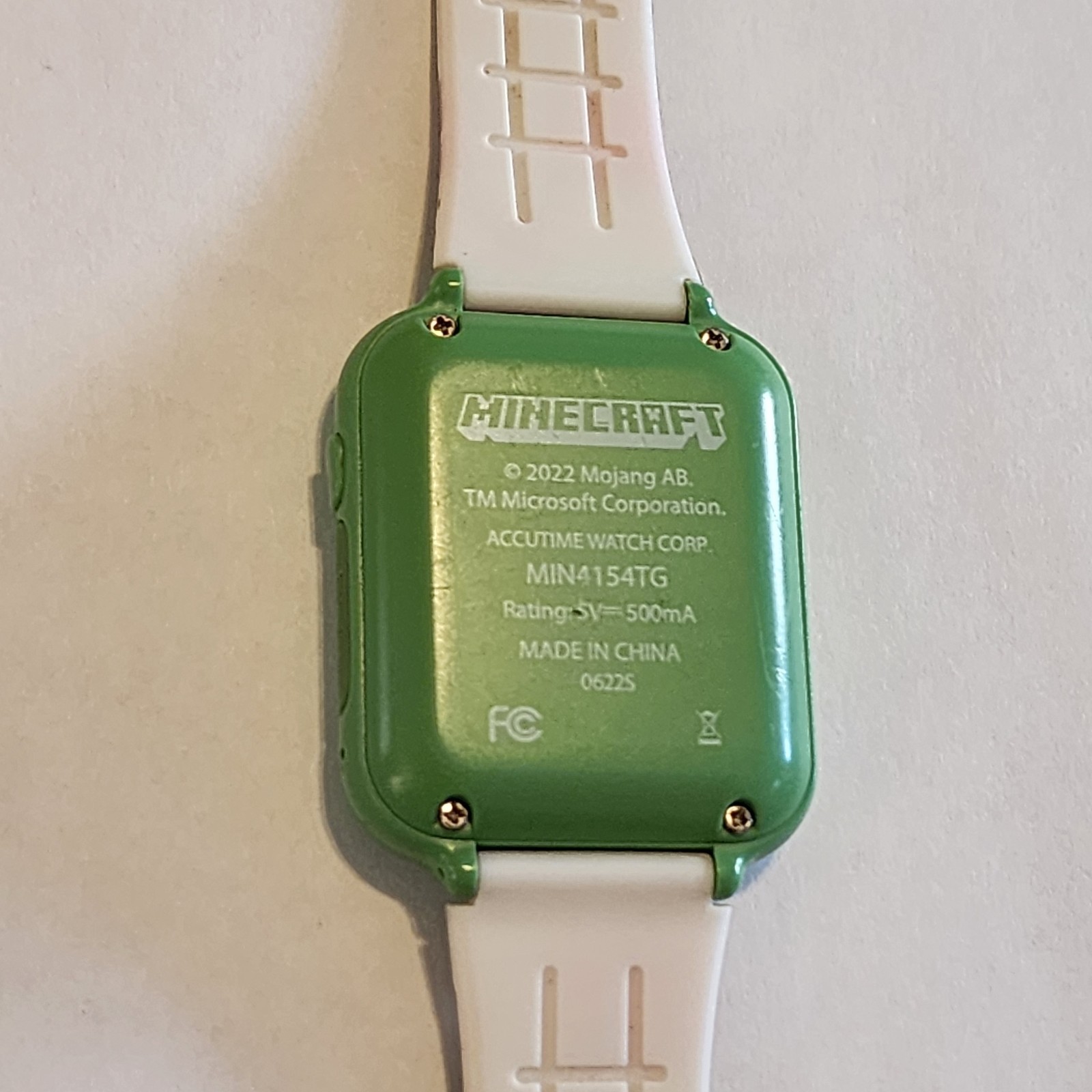 Minecraft Microsoft Kids Smart Watch Touchscreen Interactive With Camera