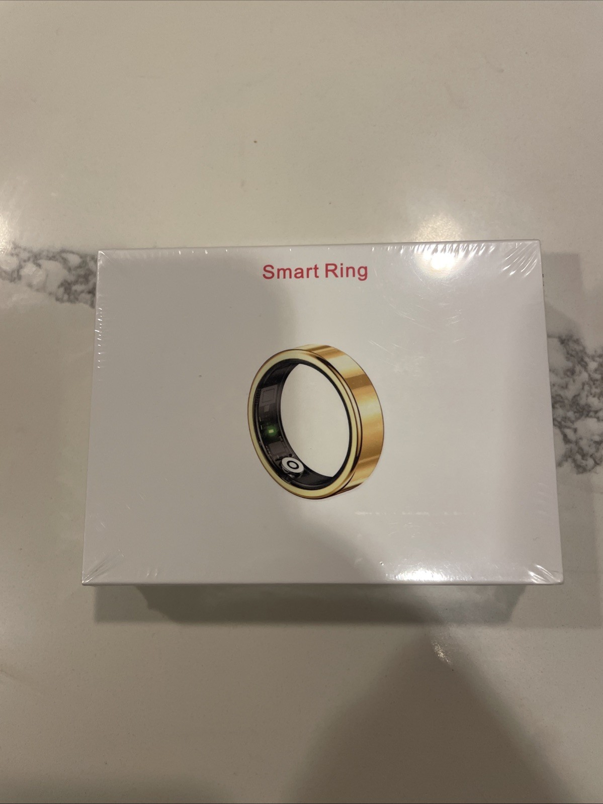 JRing Smart Ring Heart Rate Monitor Blood Oxygen Sleep Tracker Size 13 Black