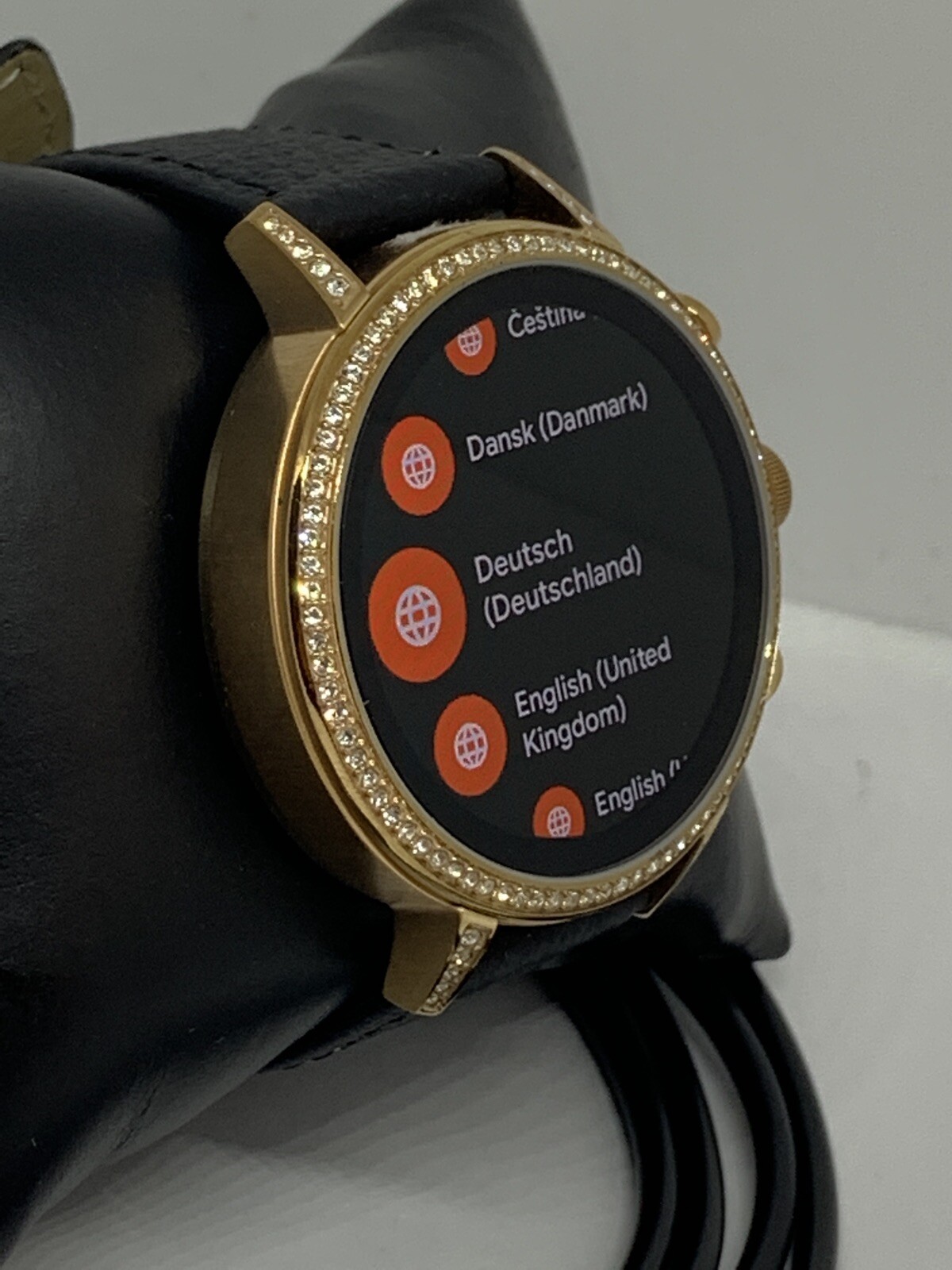 Fossil Gen 4 Authentic Digital Dial Smart Watch Custom Band FTW6015 QT355