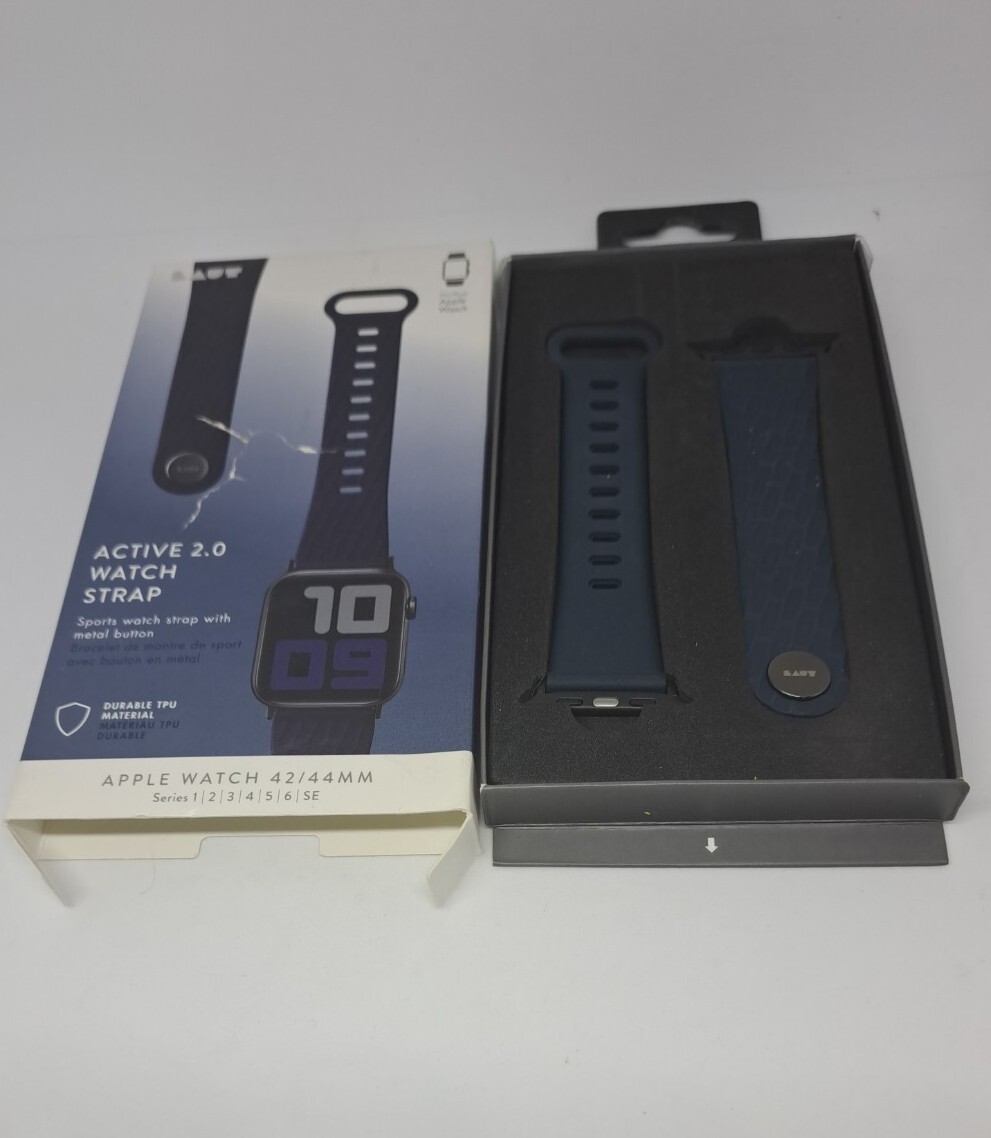 LAUT – Active Watch Strap for Apple Watch 42/44mm – Navy Blue