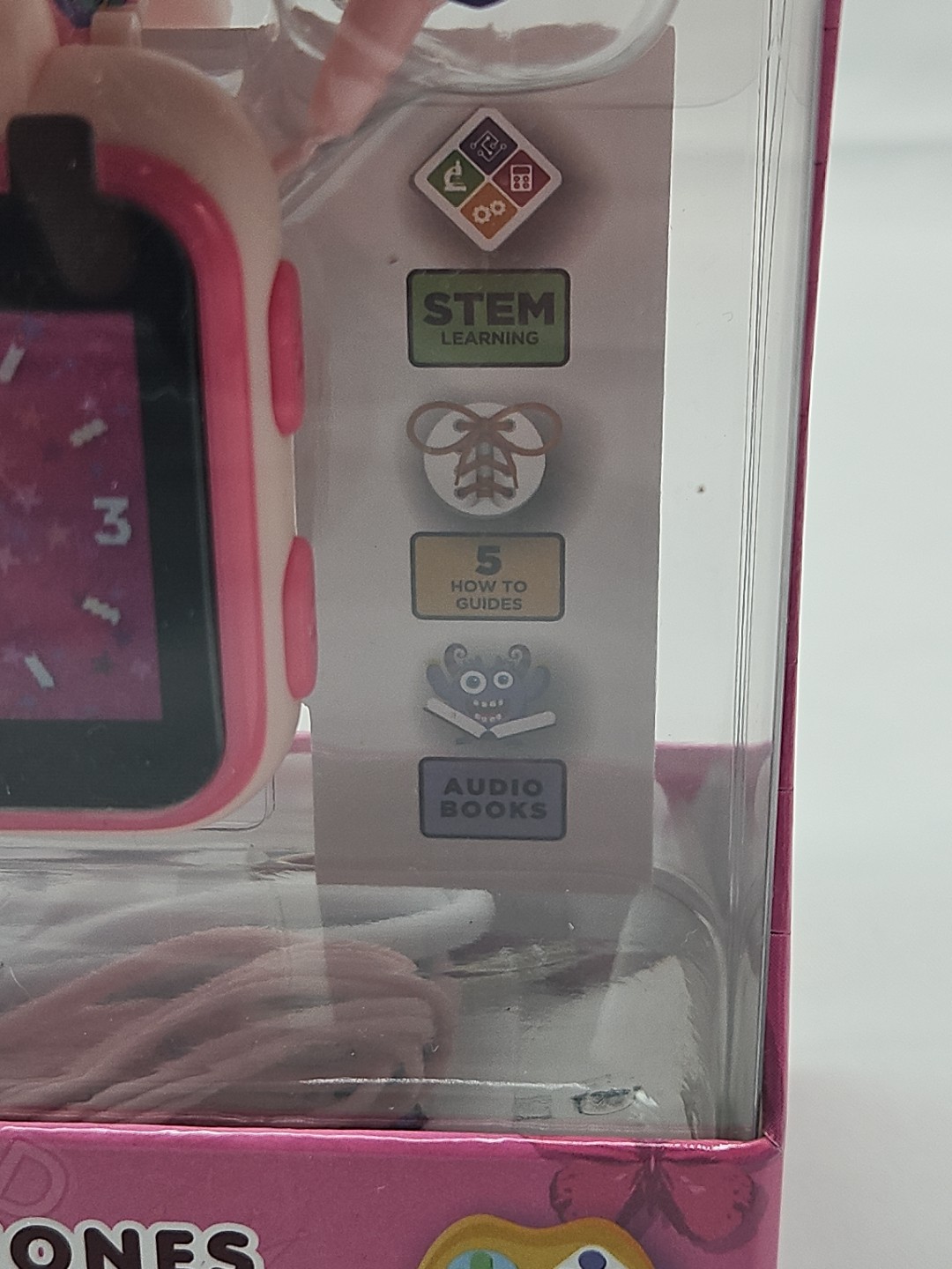 ITECH Jr. Kids Smartwatch Butterfly Band Earbuds W/MP3 Jack 25+ STEM Games
