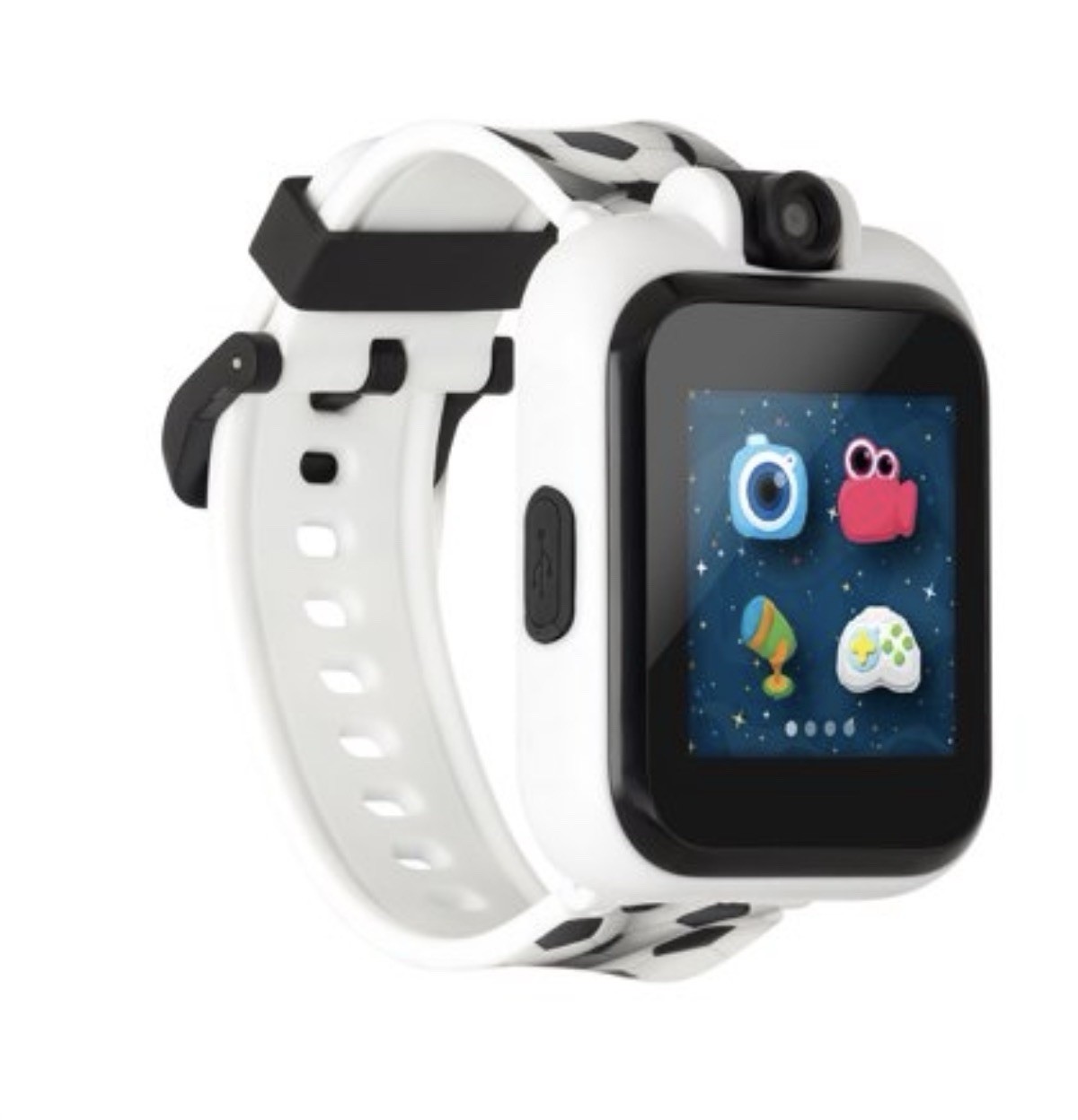 Playzoom iTouch White Smartwatch for Kids Soccer Print 42mm