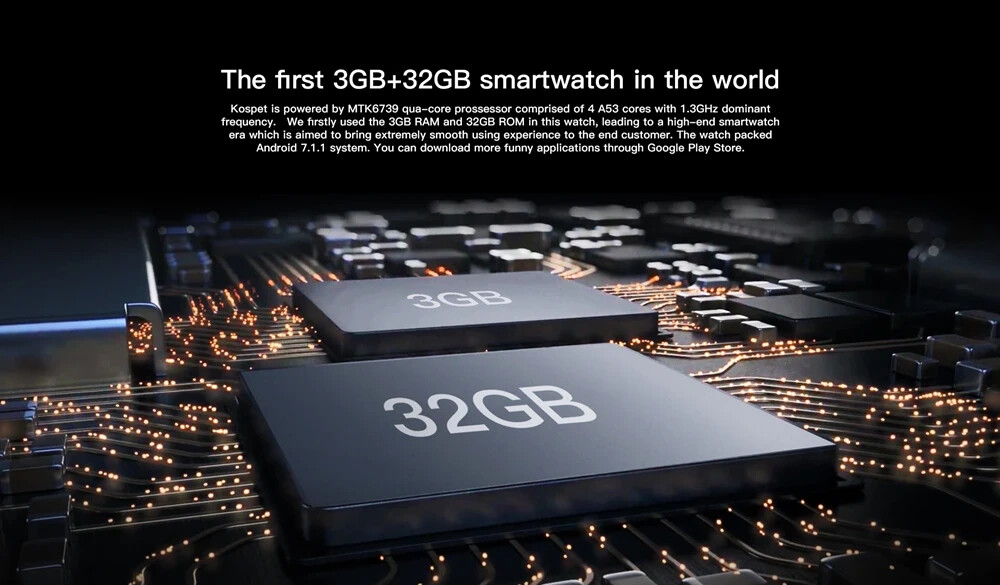 Smartwatch KOSPET HOPE 3GB+32GB