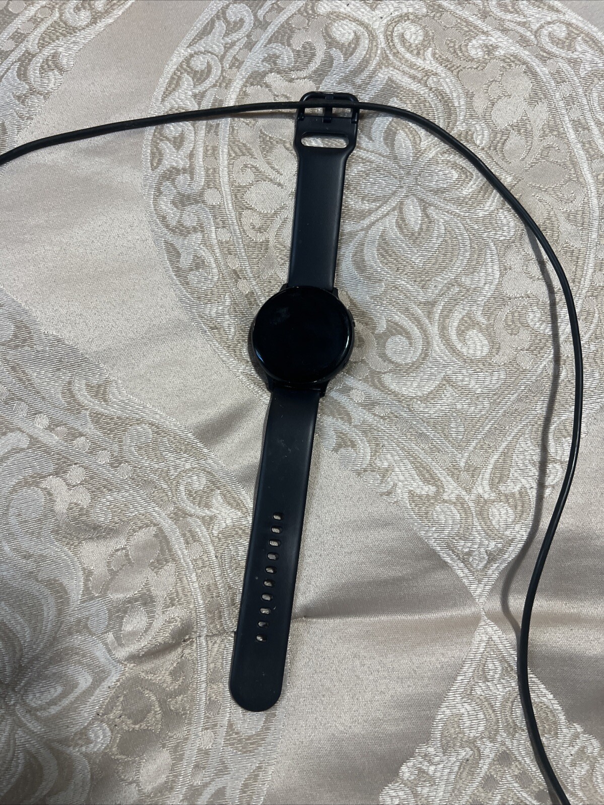 Samsung Galaxy Gear S2 44mm Stainless Steel Case Dark Gray Classic Buckle(AT&T)