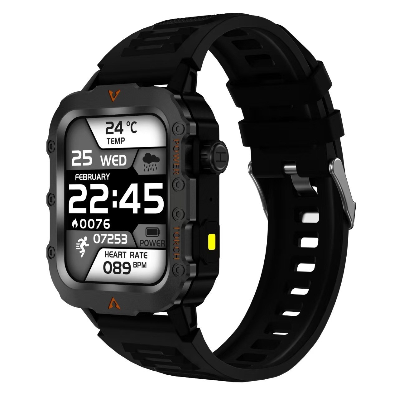 Outdoor Smartwatch Bluetooth Talking Smartwatch 1.73 Inch Sports Fitness Watch