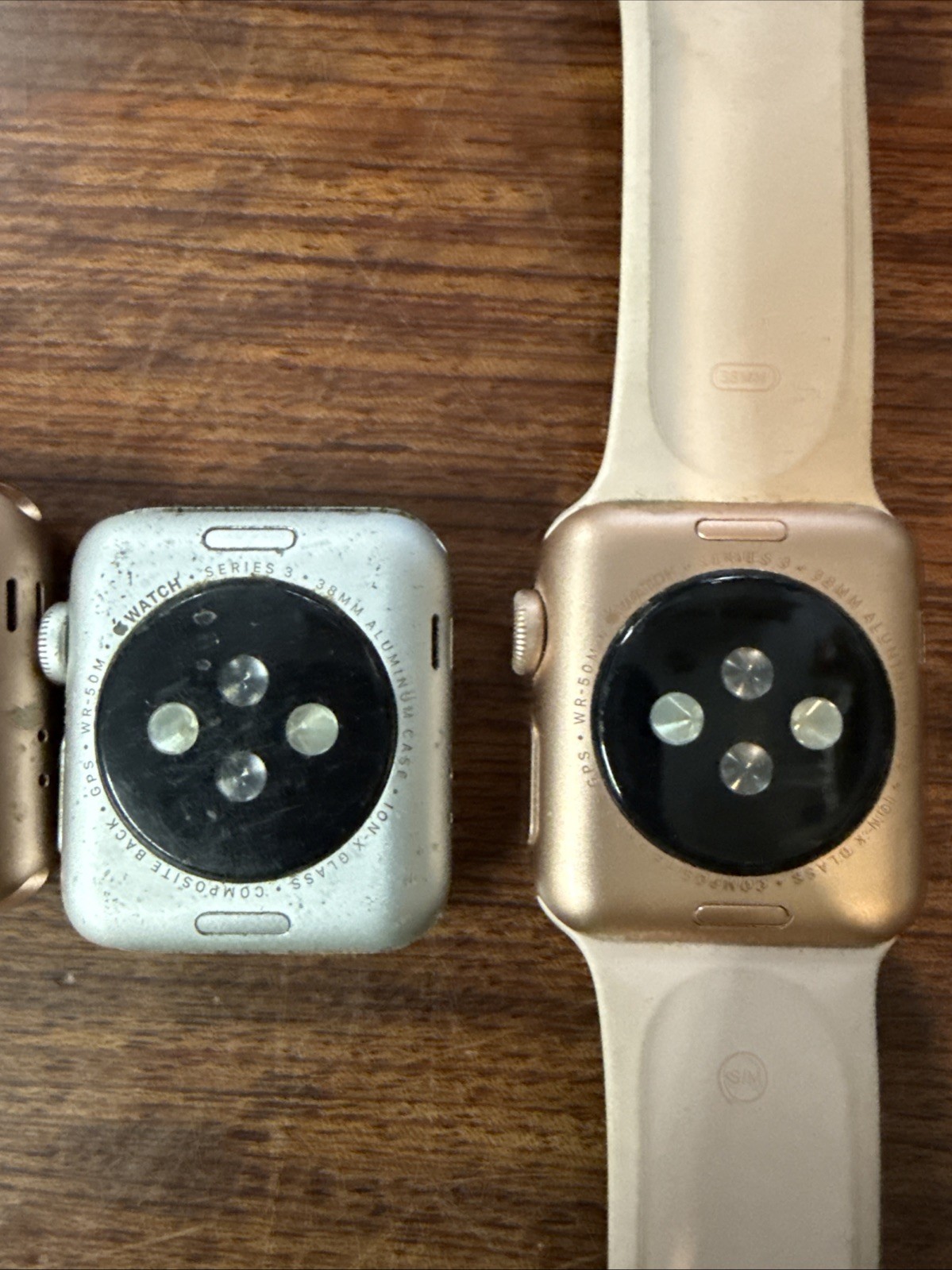 Apple Watch Series 3 38mm & Series 1 42mm For Parts – Not Cracked GPS Lot of 4