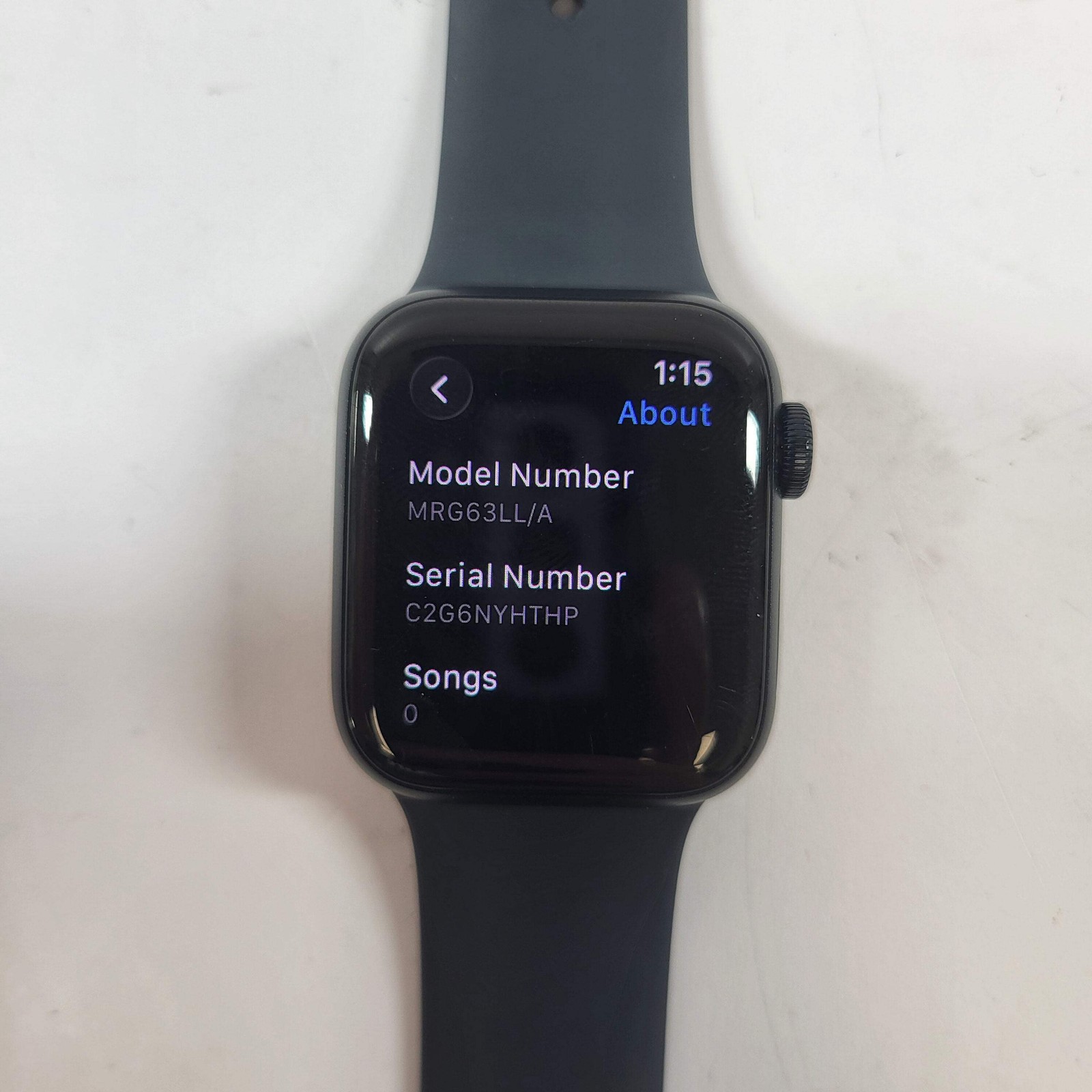 Unlocked Apple Watch SE 2nd Gen 40MM Midnight Aluminum Black Sport Band