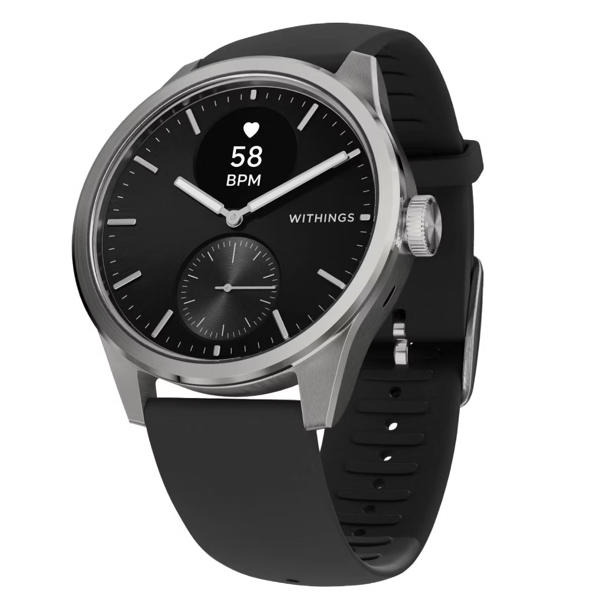 Withings ScanWatch 2 (Black / Silver) (42mm) (HWA10-model 4-All-Int) (NISB)