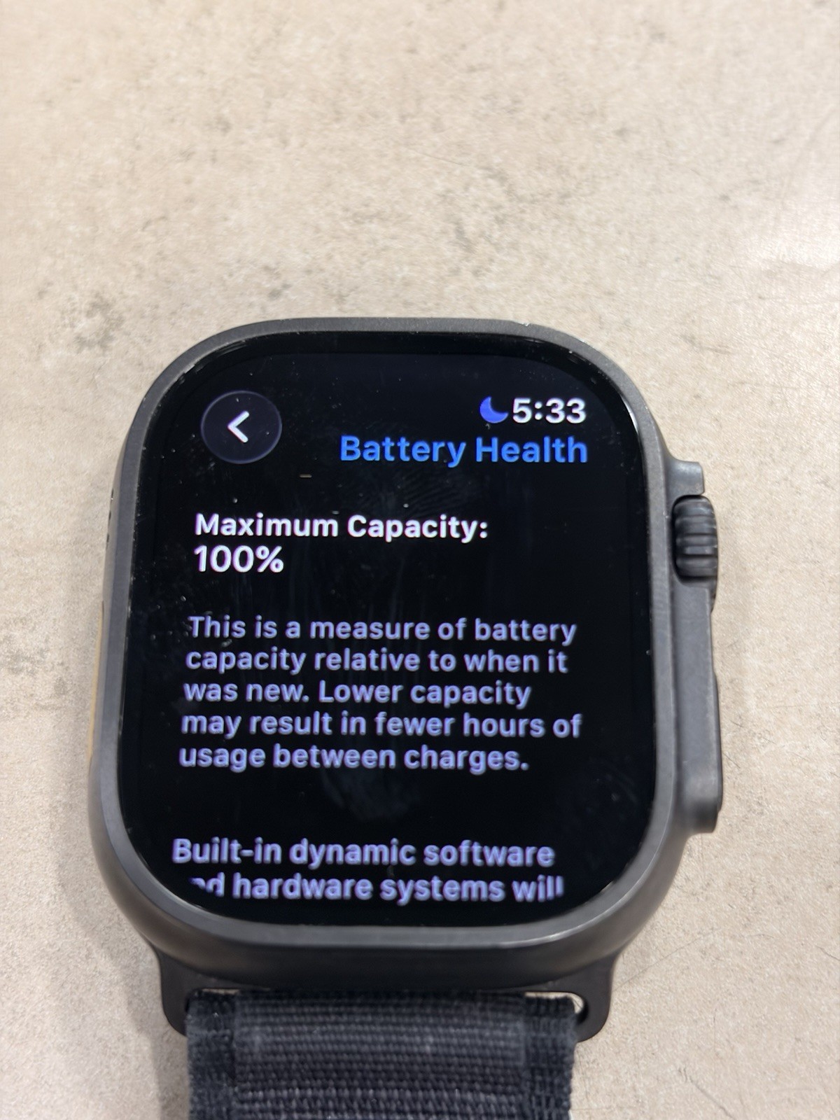 Apple Watch Ultra 3 49MM Titanium A3281 100% Battery Health *Bluetooth Only*