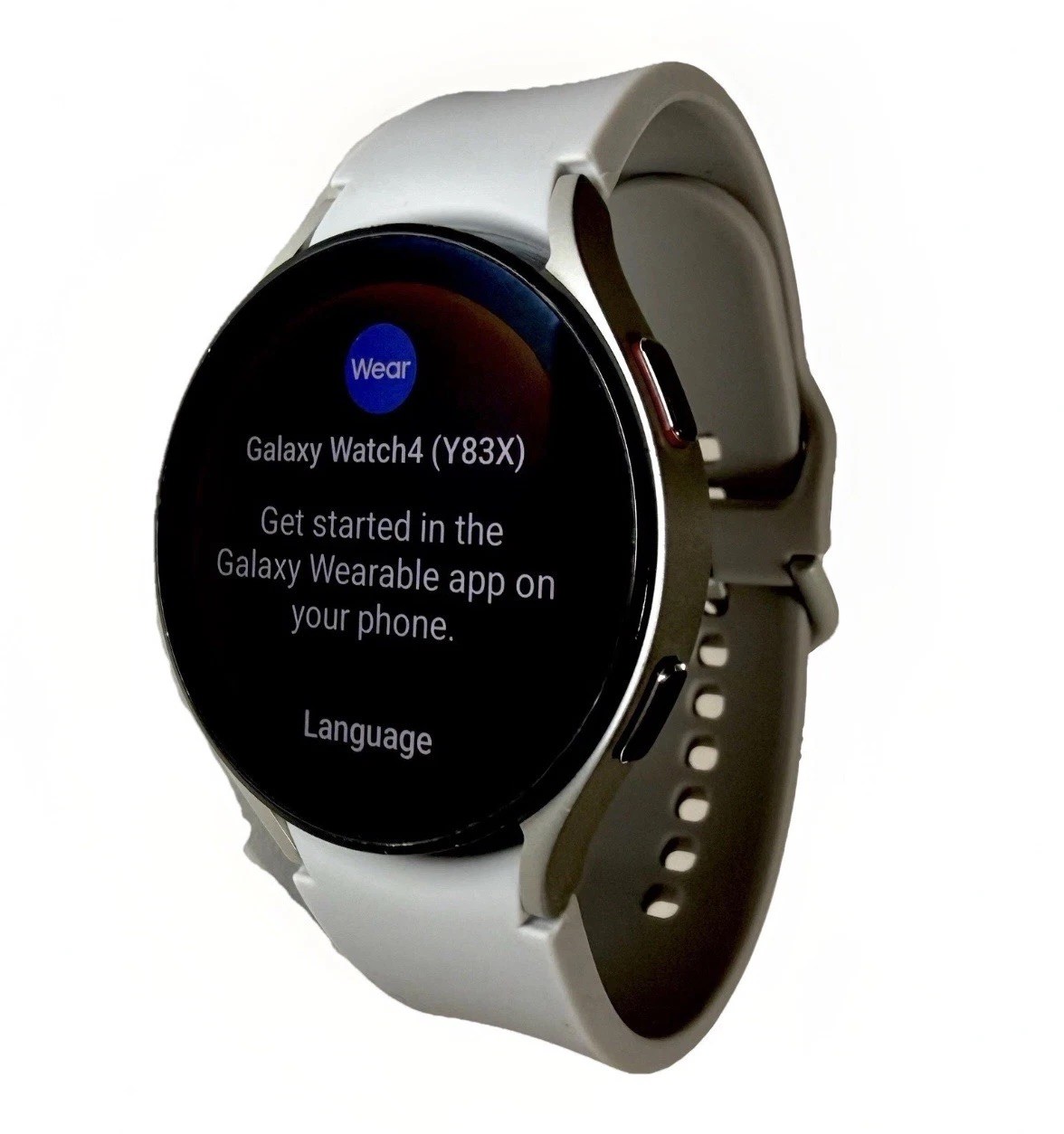 NEW UN-USED Samsung Galaxy Watch4 (44mm) LTE Smartwatch Silver (SM-R875U)