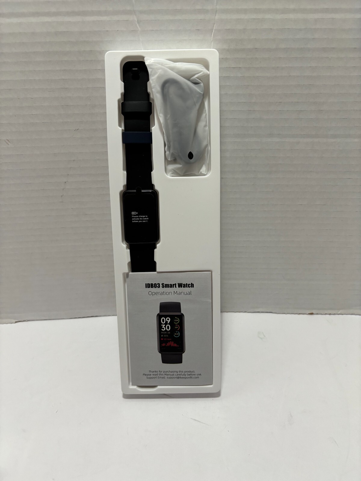 IDB03 Black/Gray Bluetooth Heart Rate Monitor GPS BT Smart Watch New