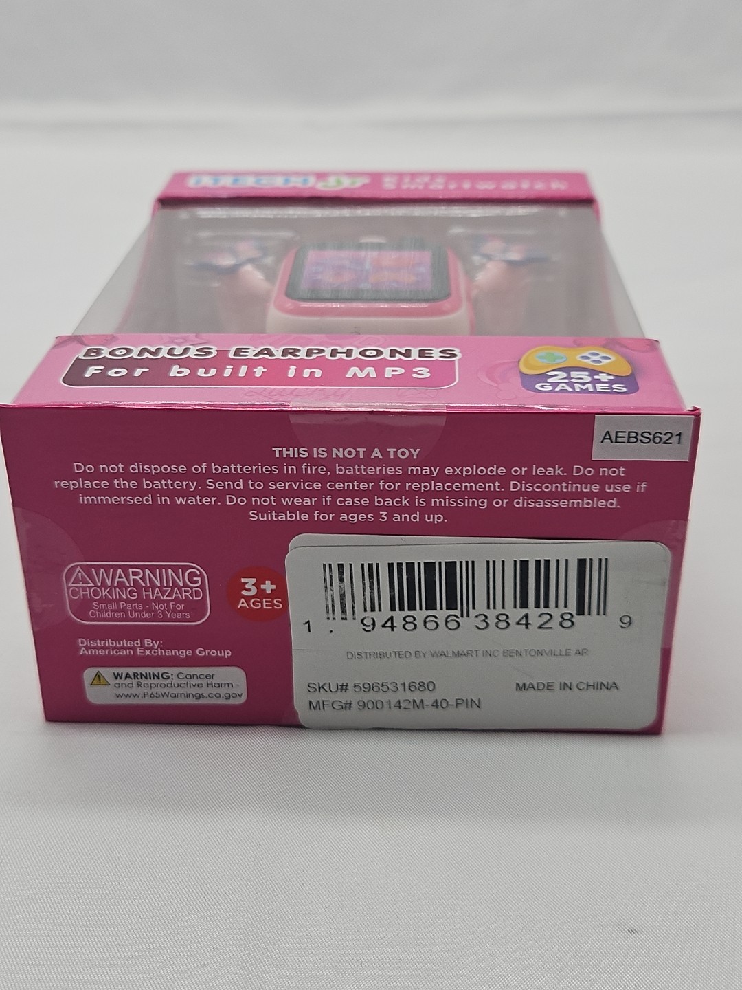 ITECH Jr. Kids Smartwatch Butterfly Band Earbuds W/MP3 Jack 25+ STEM Games