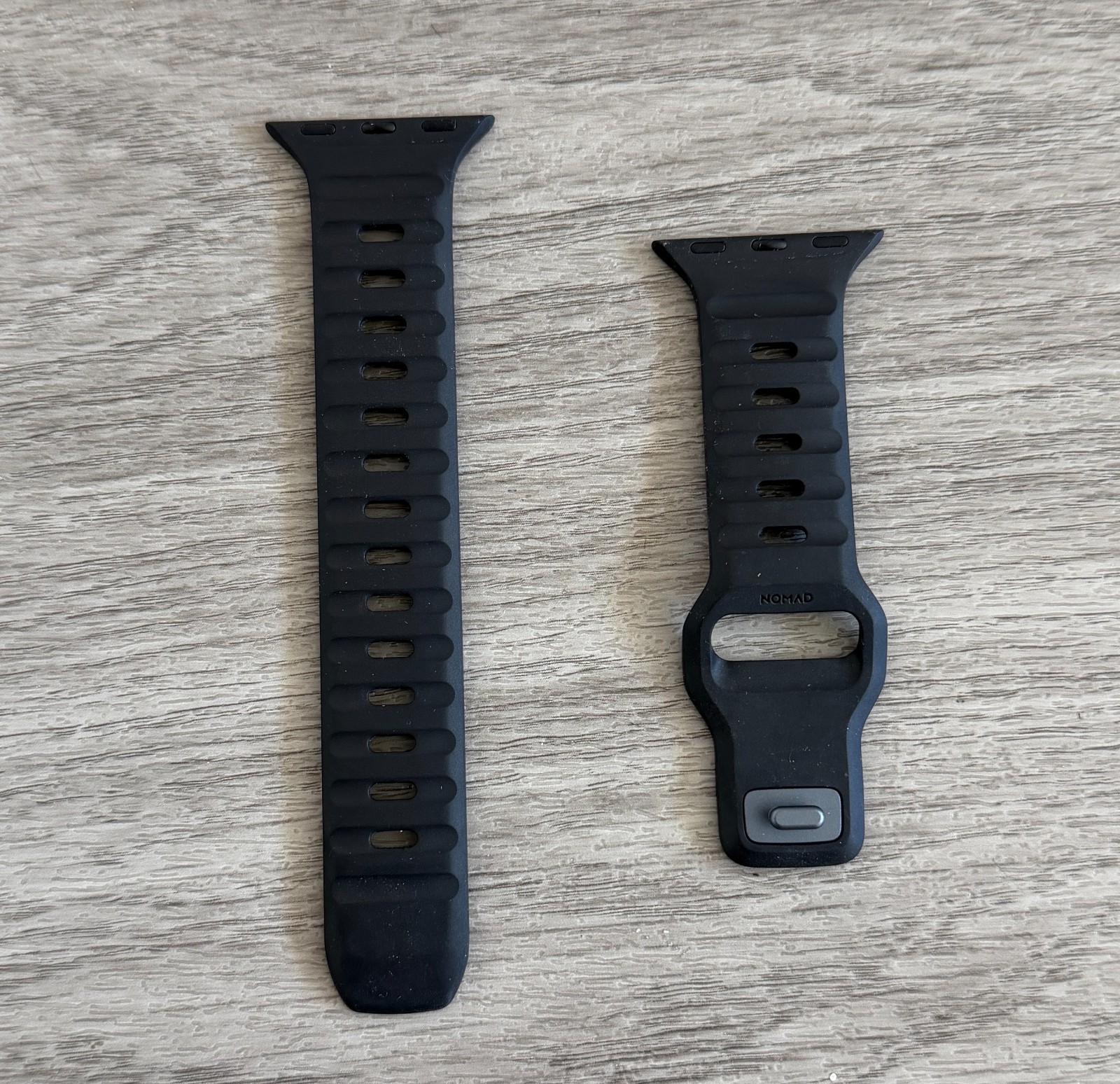 Apple Watch Series 7 45mm Stainless Steel Graphite Solo Loop w/ NOMAD Band Lot