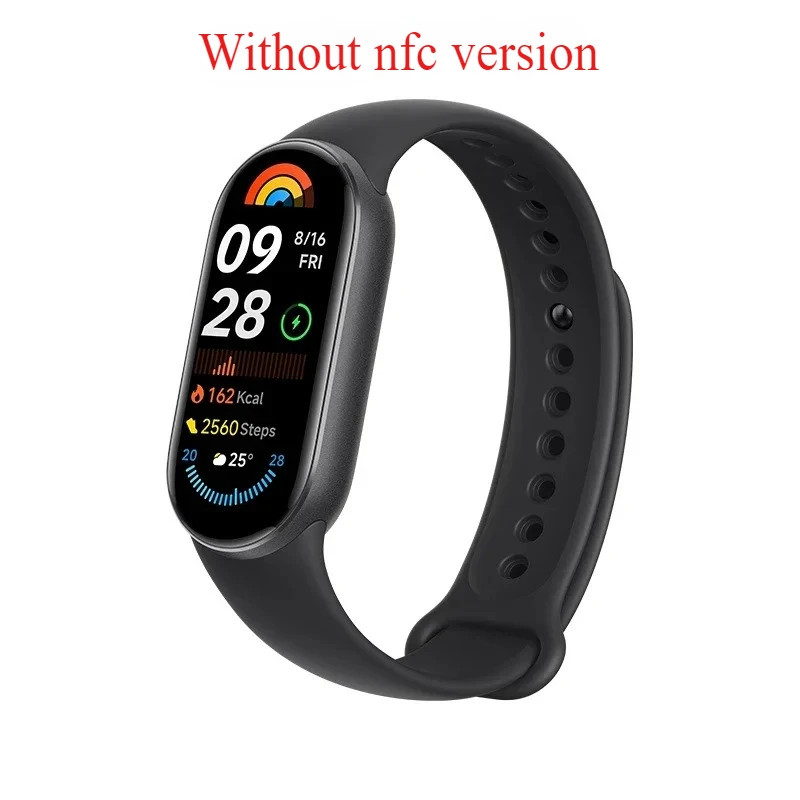Xiaomi Band 9 NFC, 1.62″ AMOLED, 21-Day Battery, 150+ Sport Modes