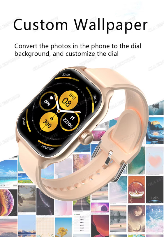 Sports Bluetooth Smartwatch with Blood Pressure Monitor Women & Men Fitness Tracker