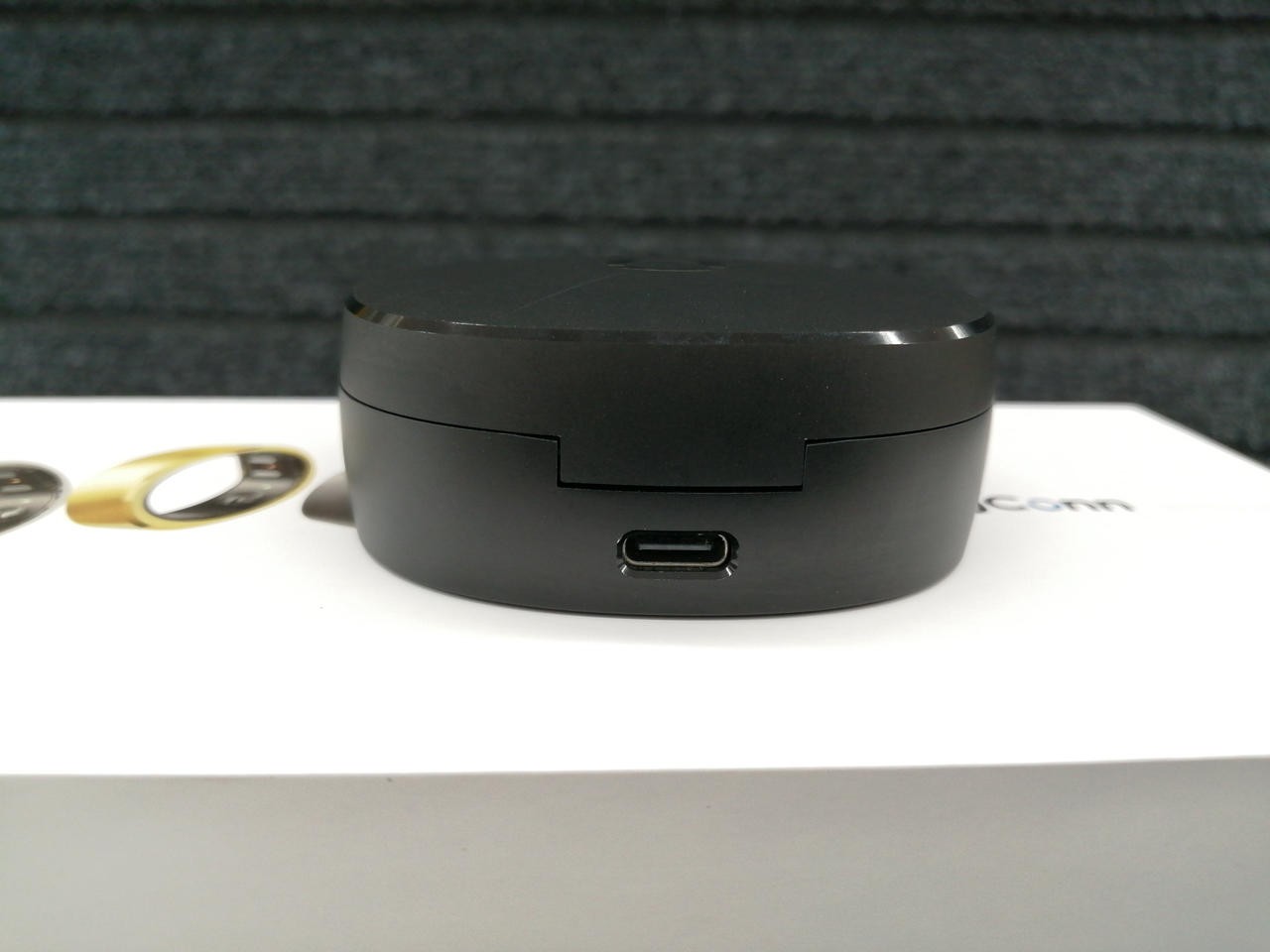RingConn Smart Ring 2nd Gen Black Bluetooth Fitness Tracker OS iOS Android