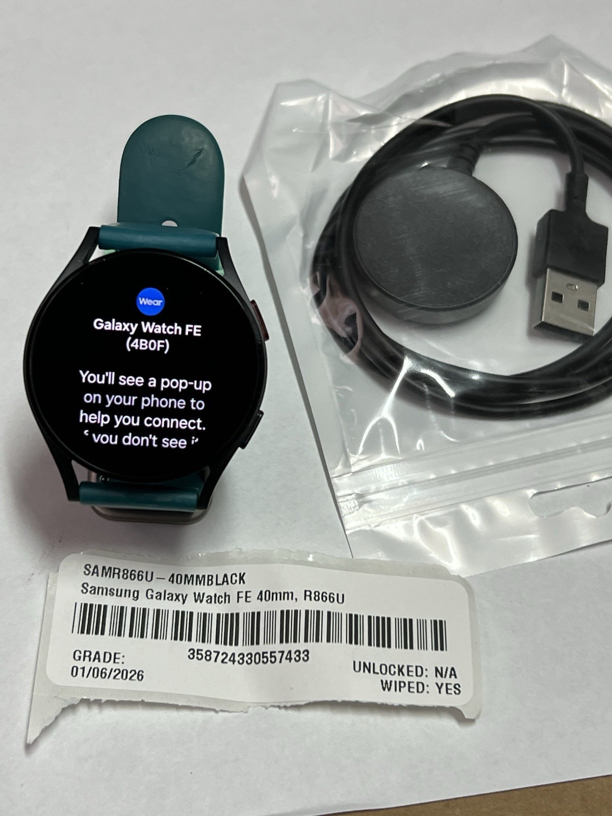 Samsung Galaxy Watch FE 16GB (40mm) (Wi-Fi + Celluler) SM-R866U – Good