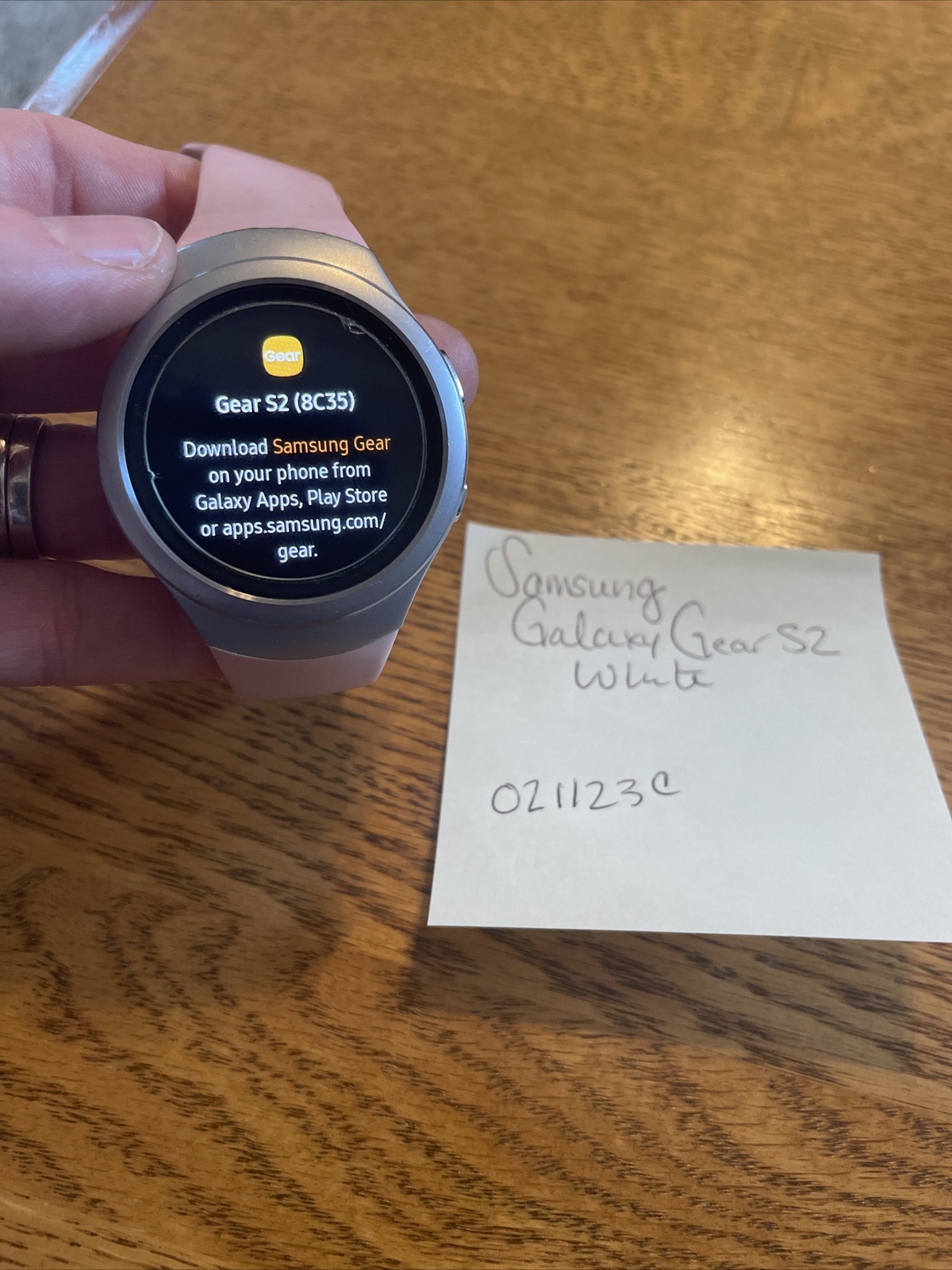 Samsung Galaxy Gear S2 44mm Stainless Steel White Case