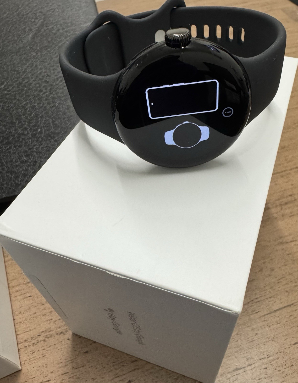 Google Pixel Watch 41mm Matte Black Stainless Steel Case with Obsidian Active…