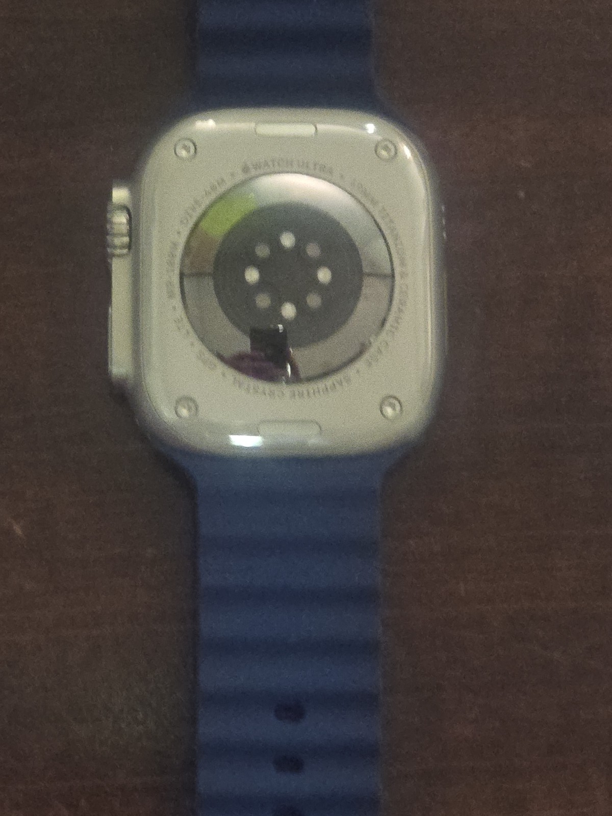 Apple Watch Ultra 2 49mm Titanium Case with Ocean Band – Blue