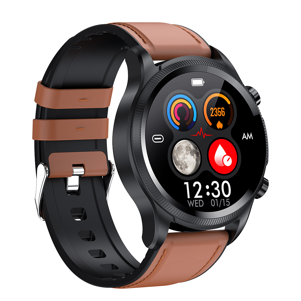 Medicoswatch E400 ECG Body Temperature Measuring Smartwatch