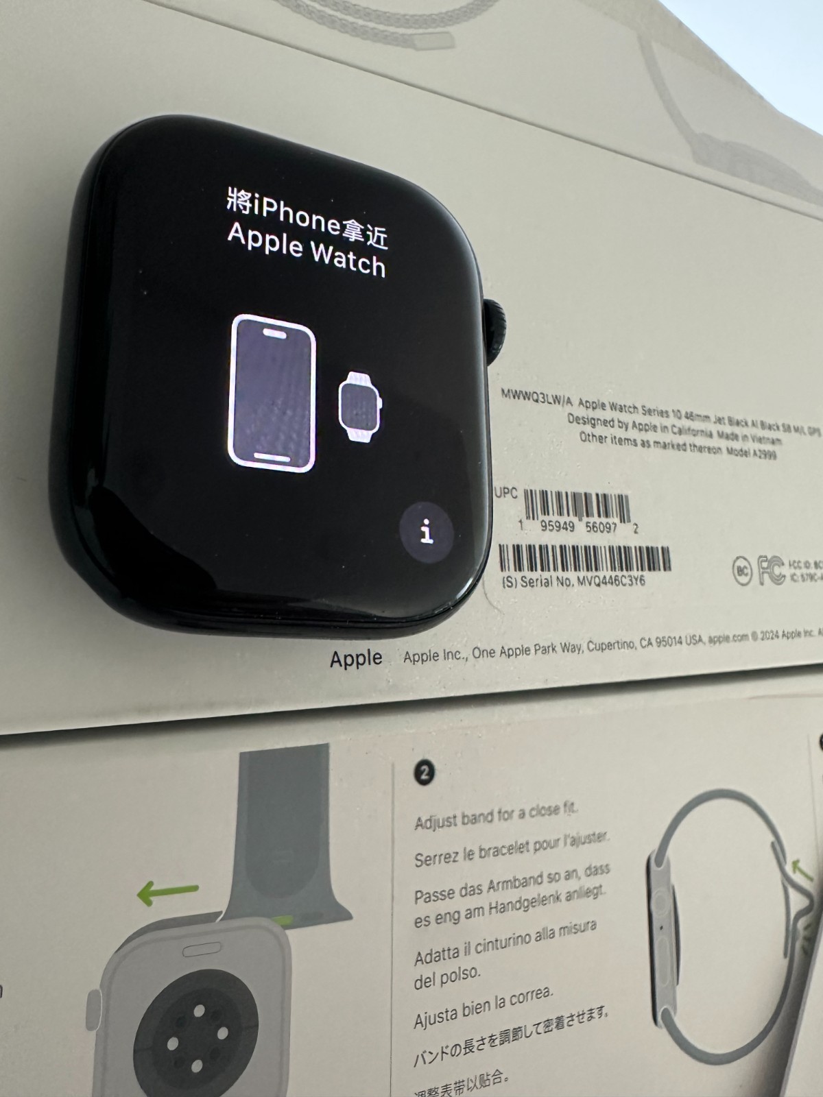 Apple Watch Series 10 GPS (46mm, Jet Black Aluminum) – FREE USPS Priority